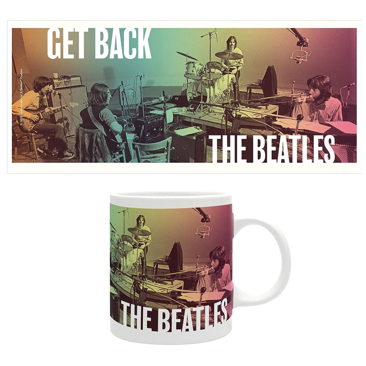 Beatles Get Back Coffee Mug Front