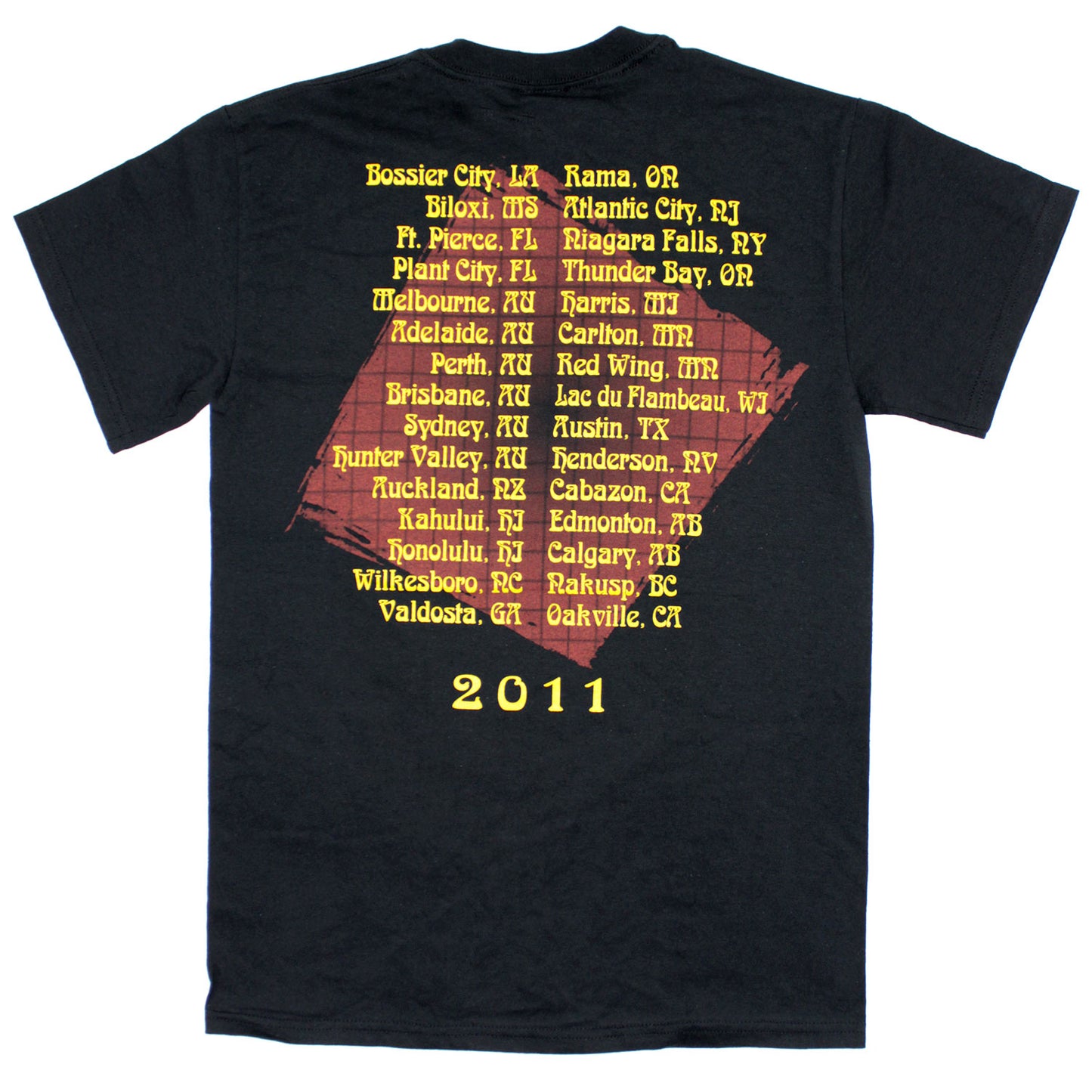 World Gone Crazy 2011 Tour Tee T-shirt