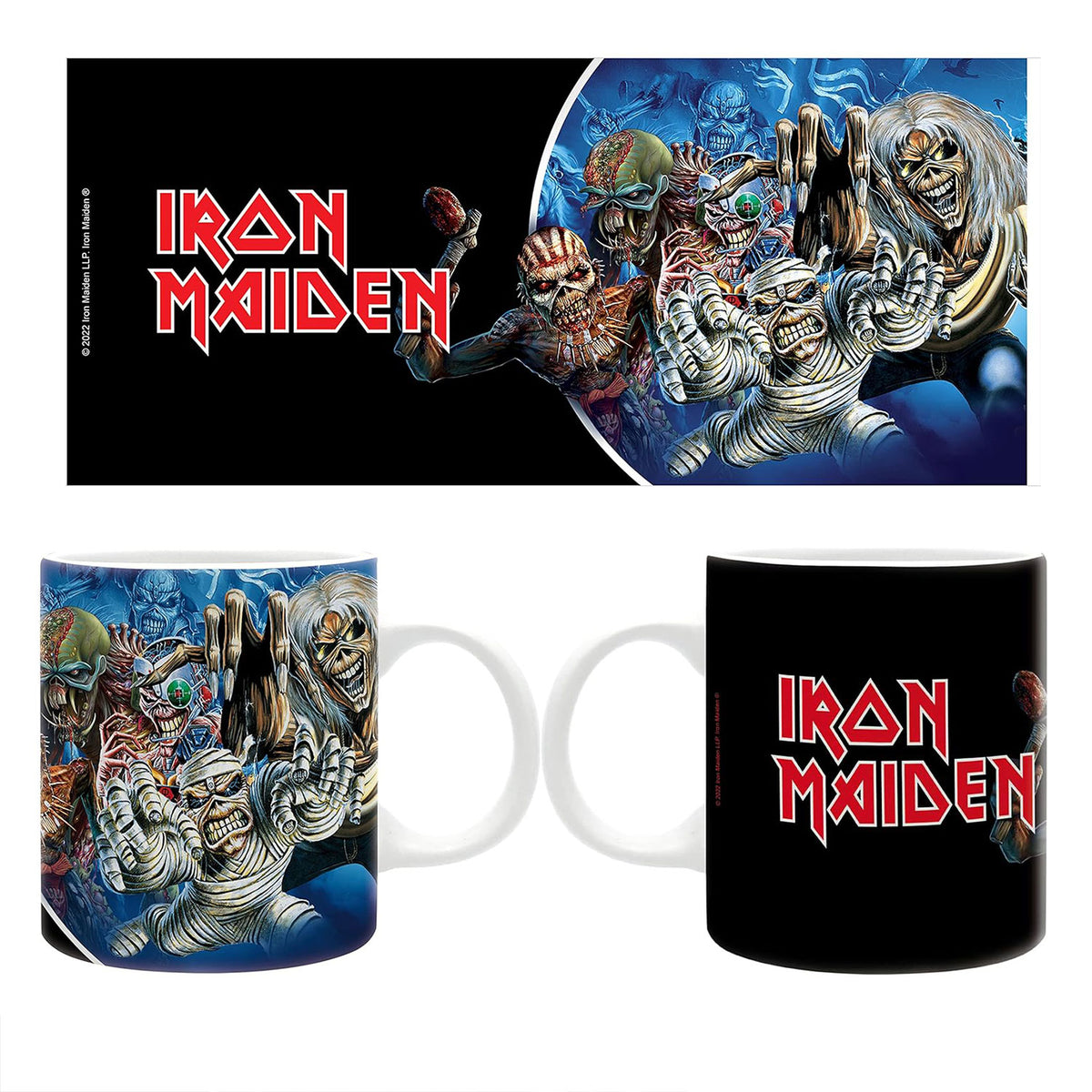 Iron Maiden Eddie Coffee Mug Back