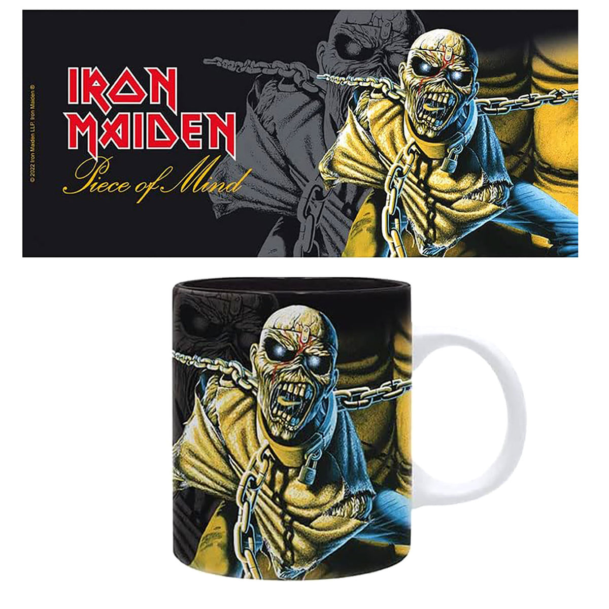 Iron Maiden Piece of Mind Coffee Mug Front