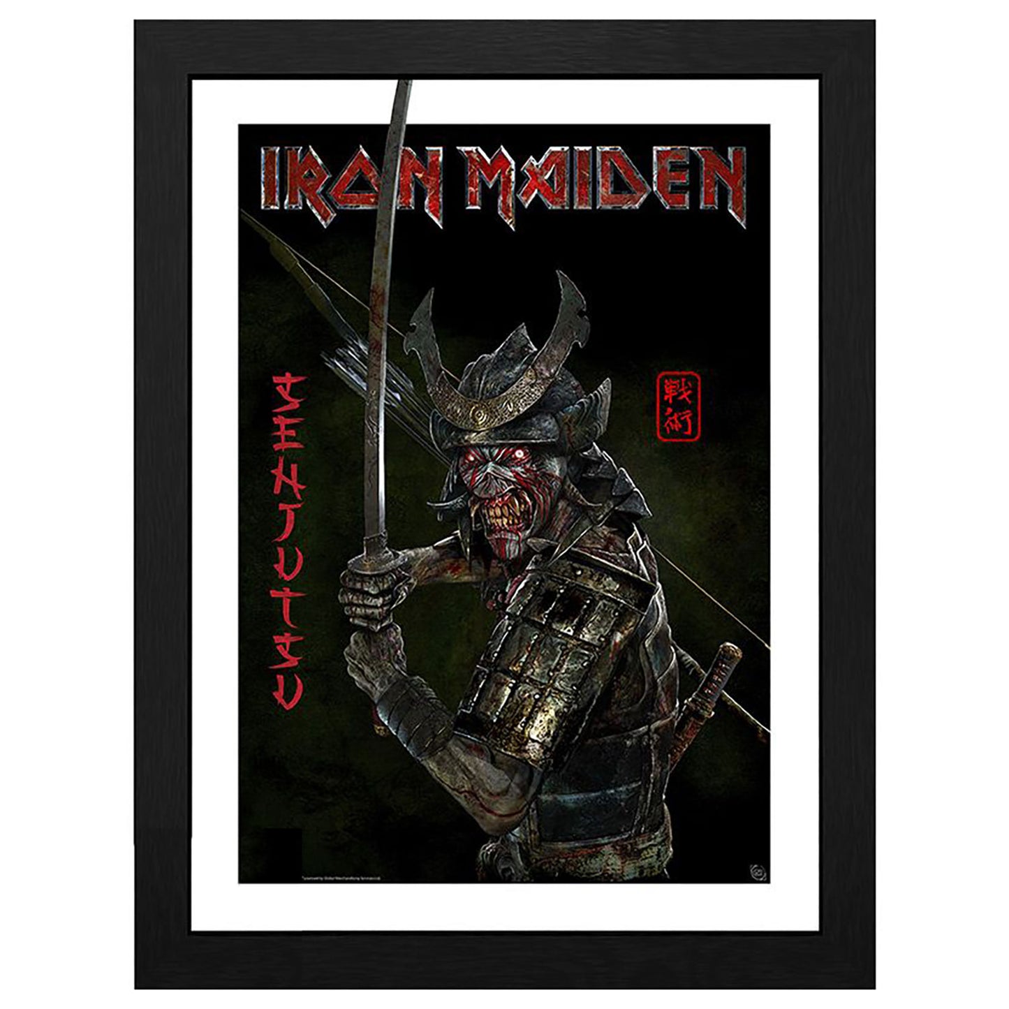 Iron Maiden Senjutsu Framed Wall Art Front