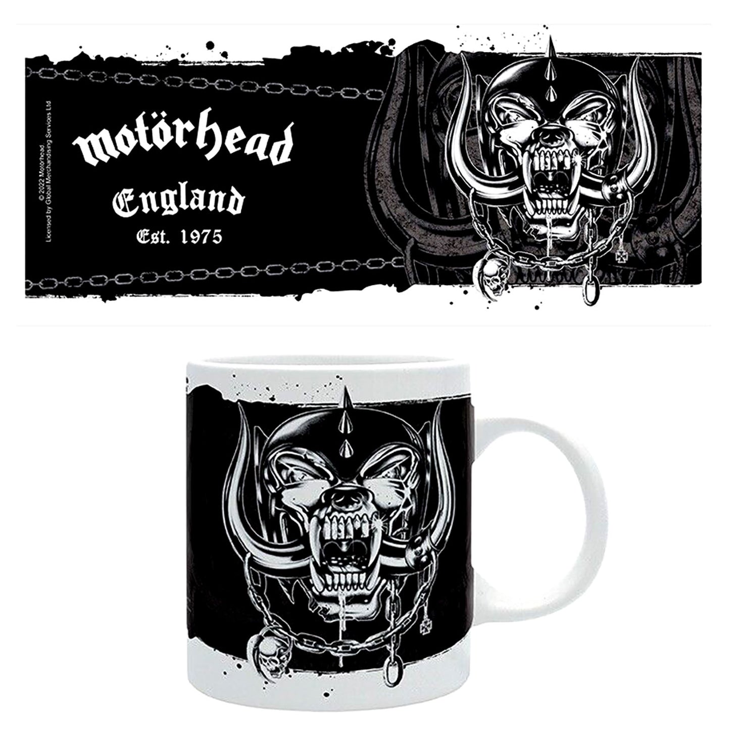Motorhead England Snaggletooth Coffee Mug