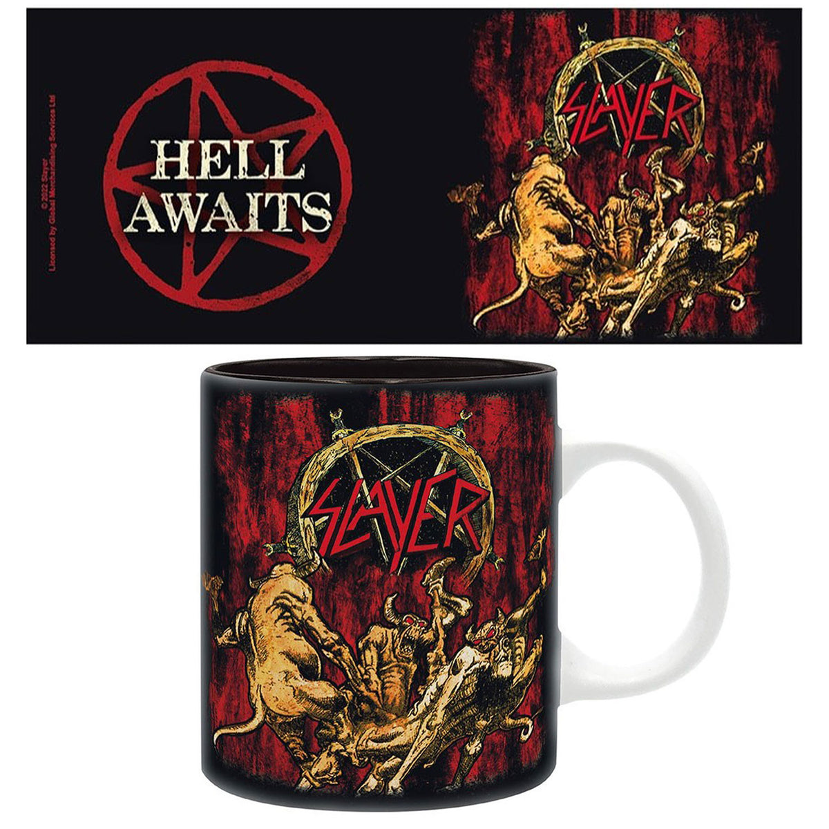 Slayer Hell Awaits Coffee Mug Front