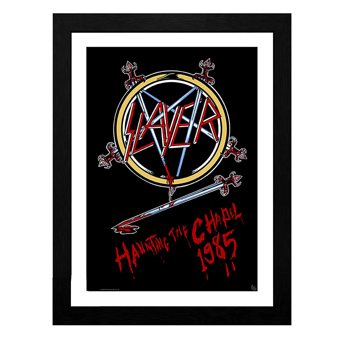 Slayer Haunting the Chapel Framed Wall Art Front