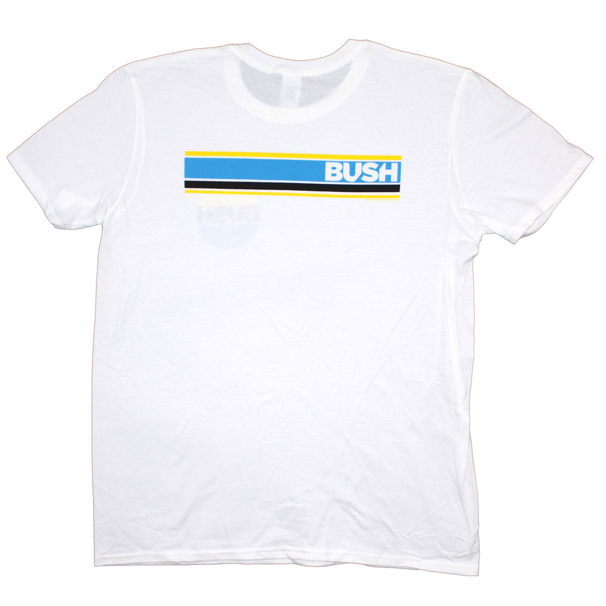 Bush Yellow & Blue Stripes Tee T-shirt Back