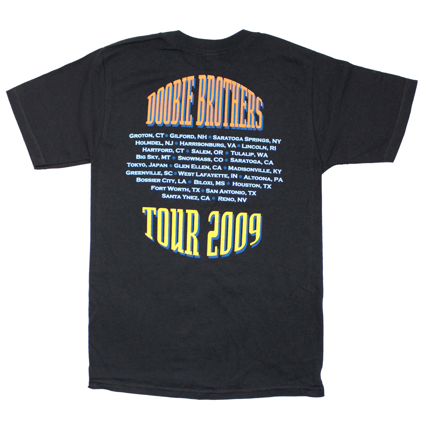 Doobie Brothers Wings 2009 Tour Tee T-shirt Back