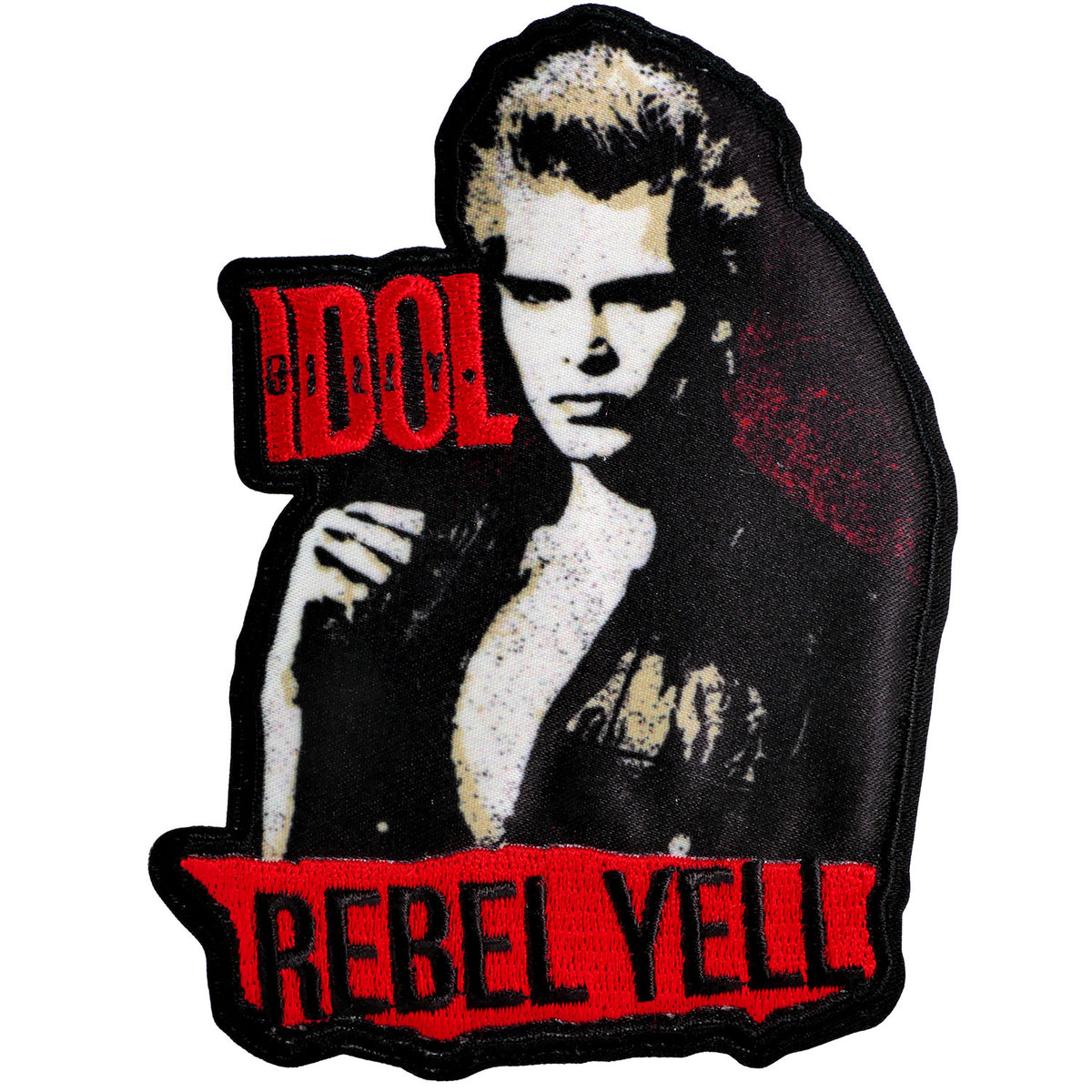 Billy Idol Rebel Yell Embroidered Patch Front