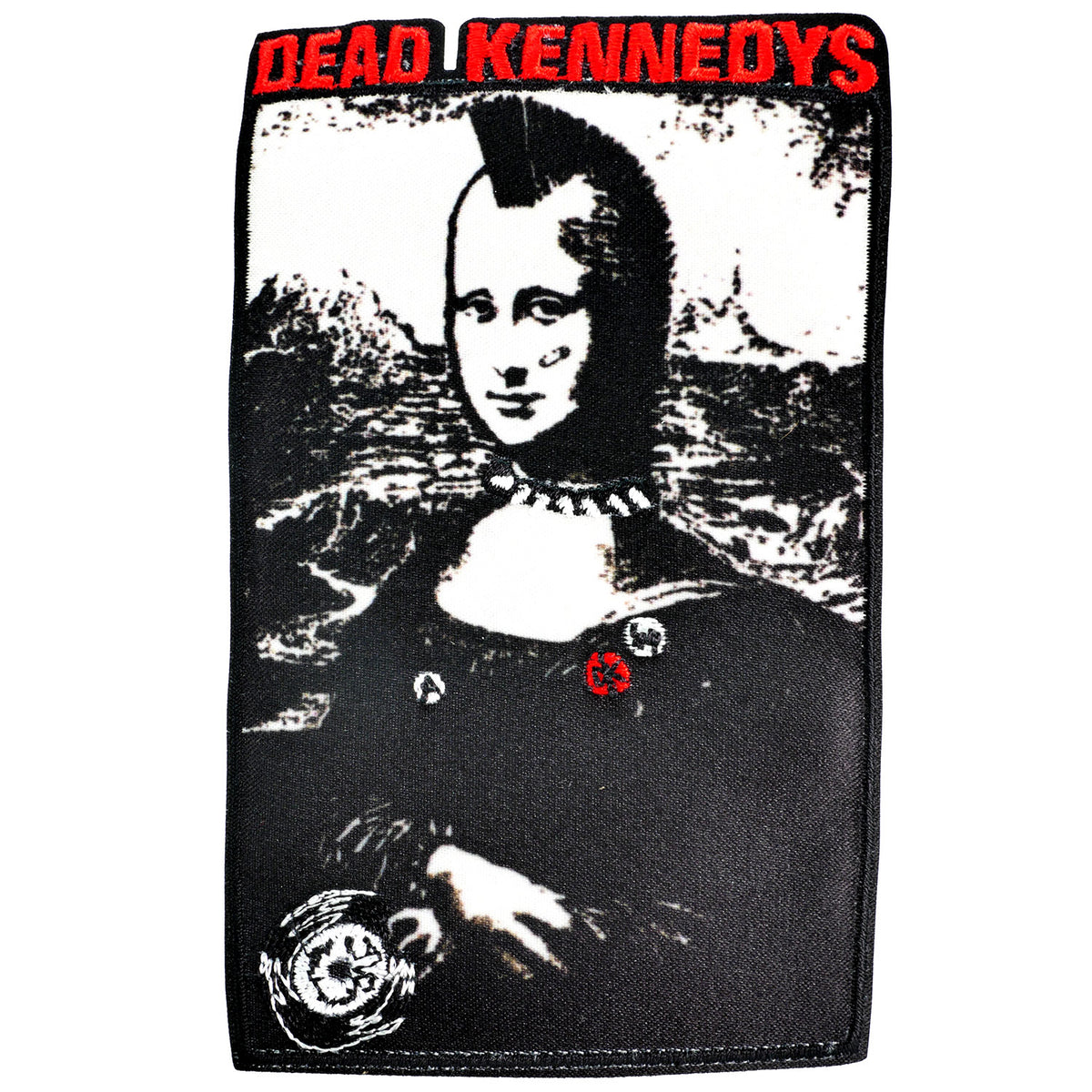 Dead Kennedys Mona Lisa Embroidered Patch Front