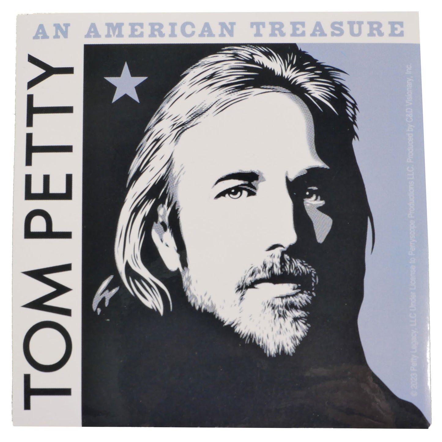 Tom Petty American Treasure Sticker Front
