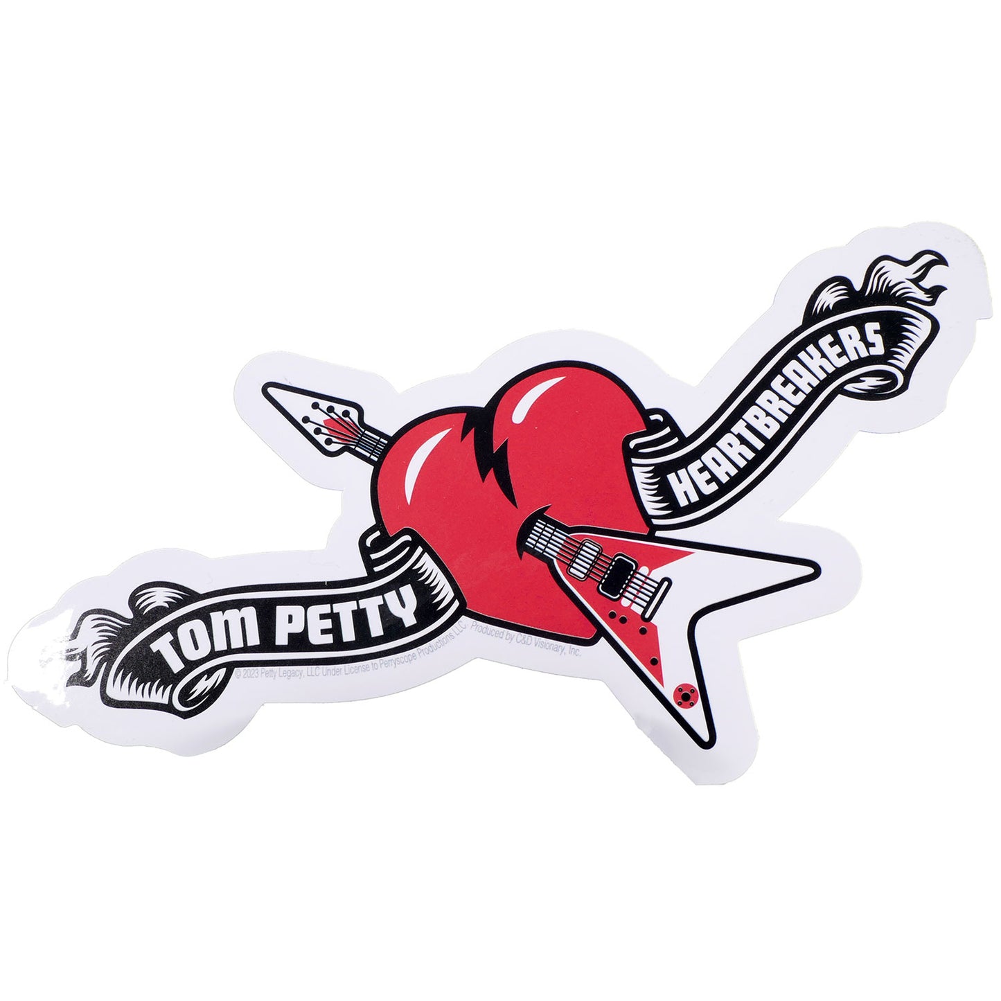 Tom Petty Modern Logo Sticker Front