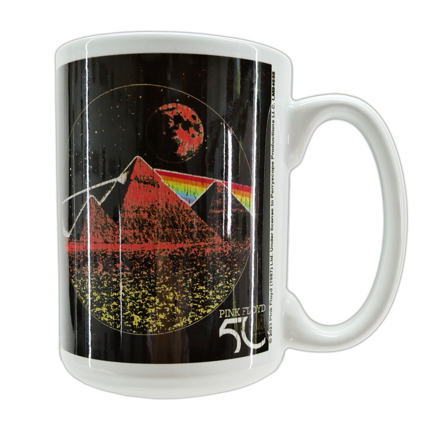 Pink Floyd DSOTM50-Pyramid Coffee Mug Back