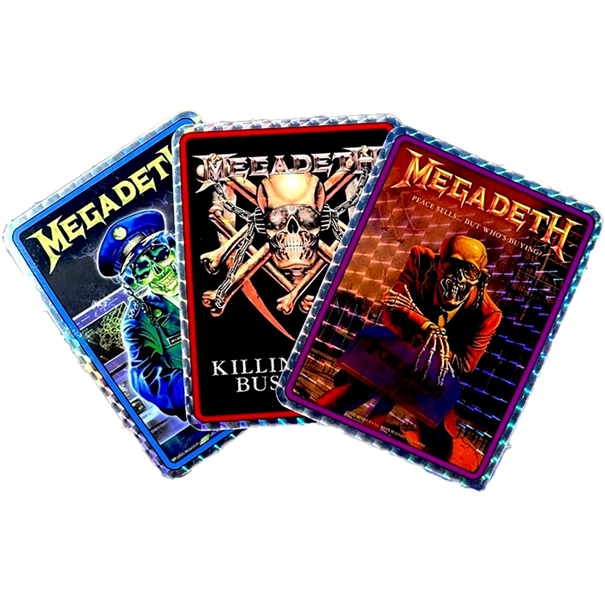 Megadeth Prismatic Sticker Pack 01 Sticker Set Front
