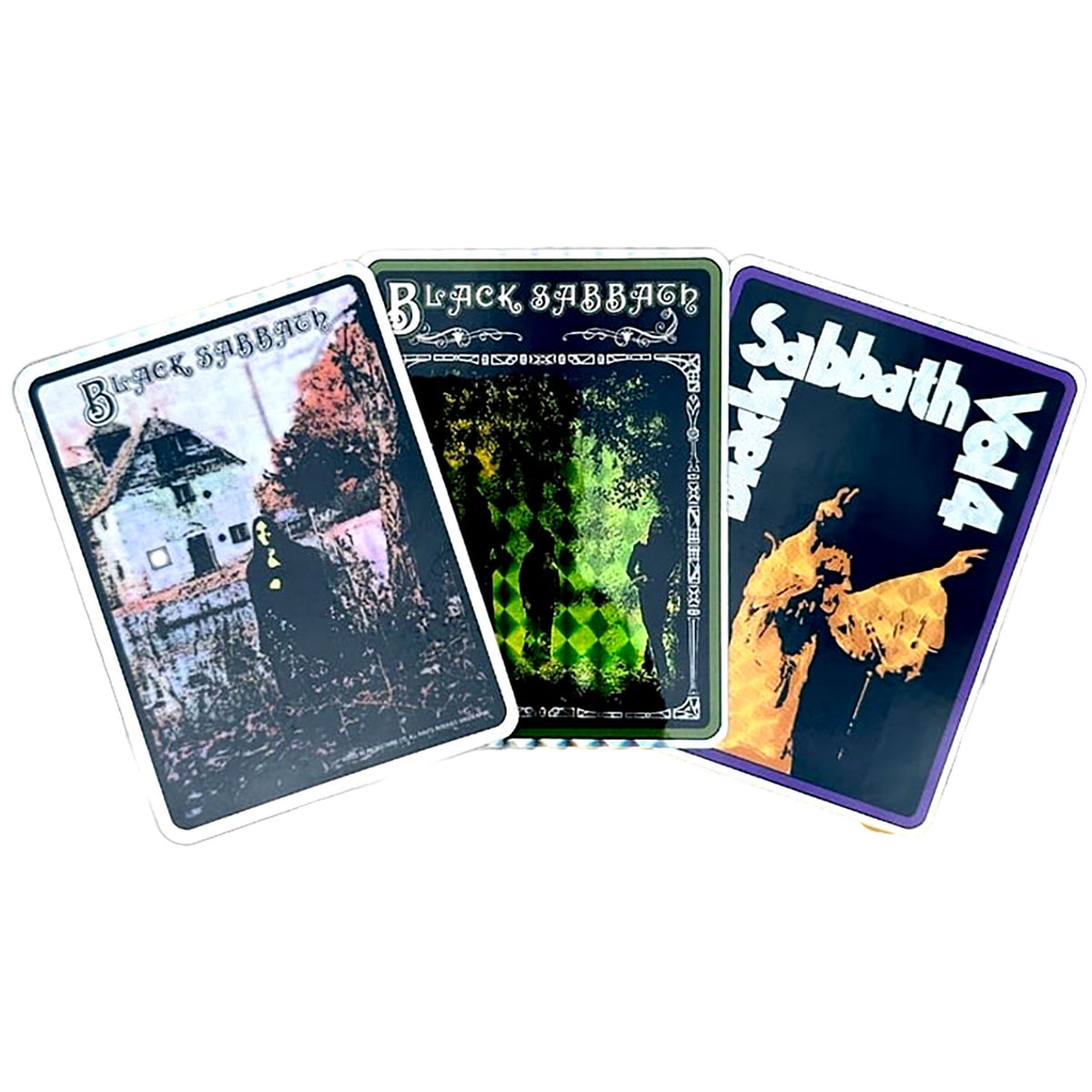 Black Sabbath Prismatic Sticker Pack 01 Sticker Set Front