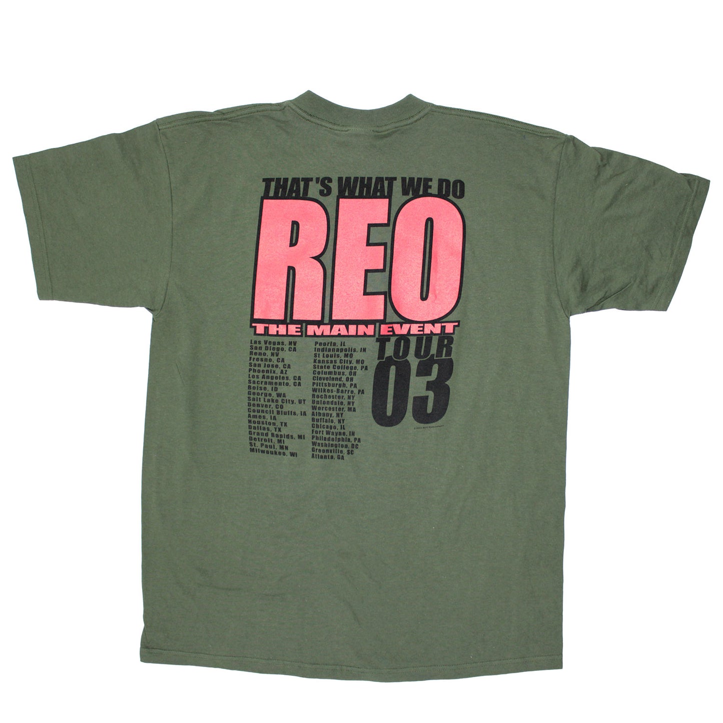 ROCK YOU That's What We Do The Main Event Tour 03 T-shirt