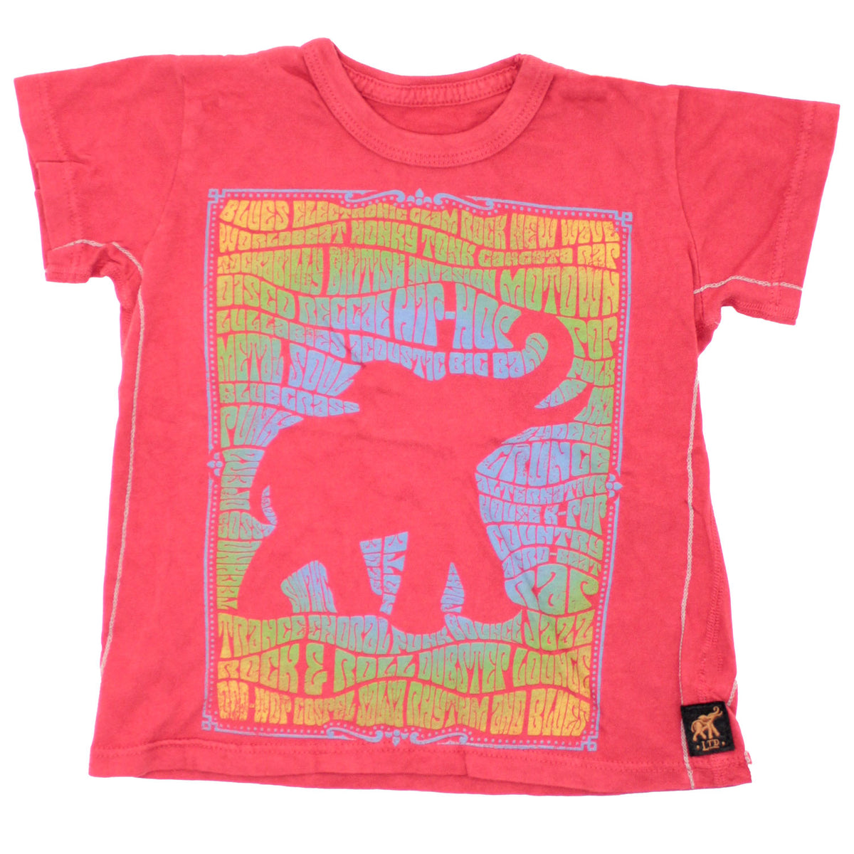 Novelty Elephant True Red by TRUNK LTD Youth Tee Miscellaneous Front