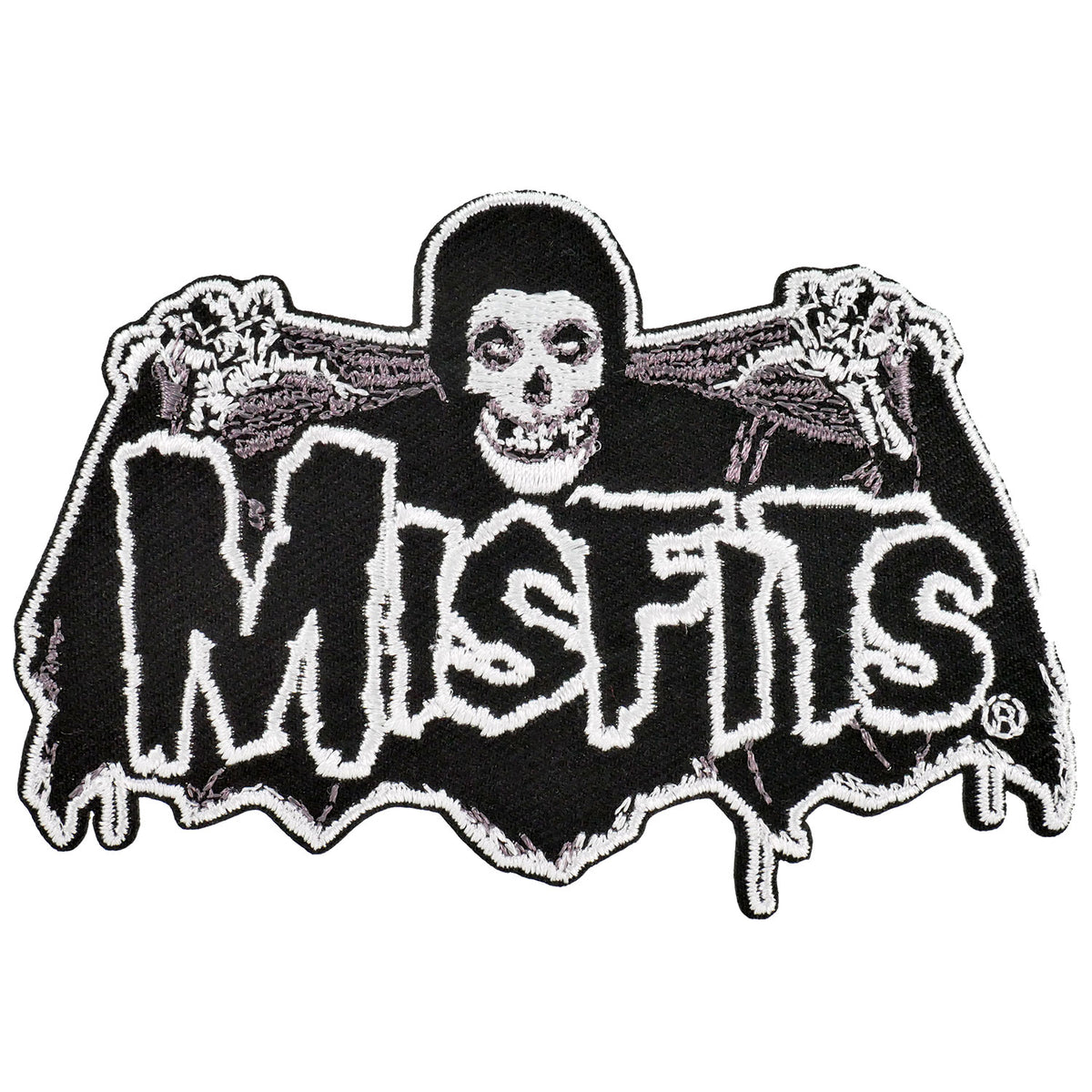 Misfits Old School Bat Fiend Embroidered Patch Front