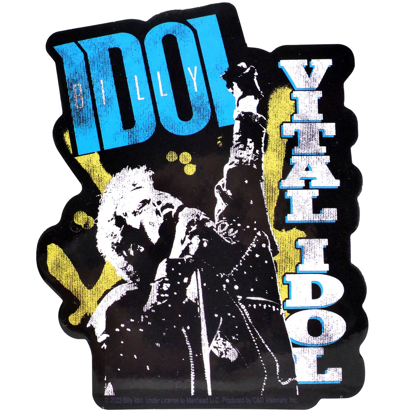 Billy Idol Vital Idol Sticker Front