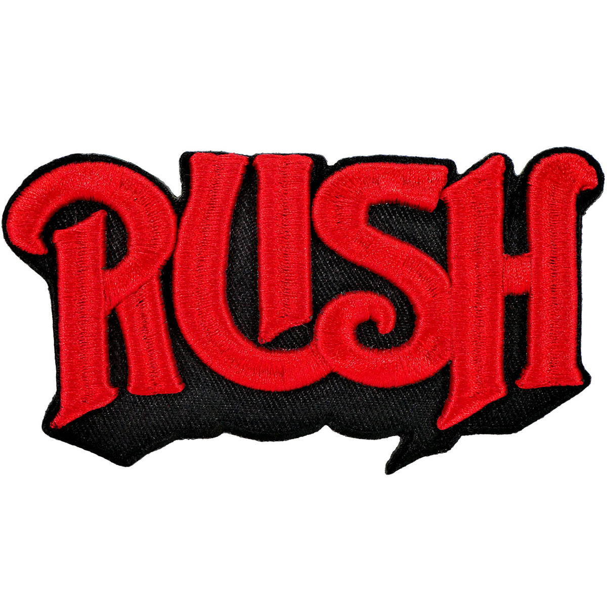 Rush Logo Embroidered Patch Front