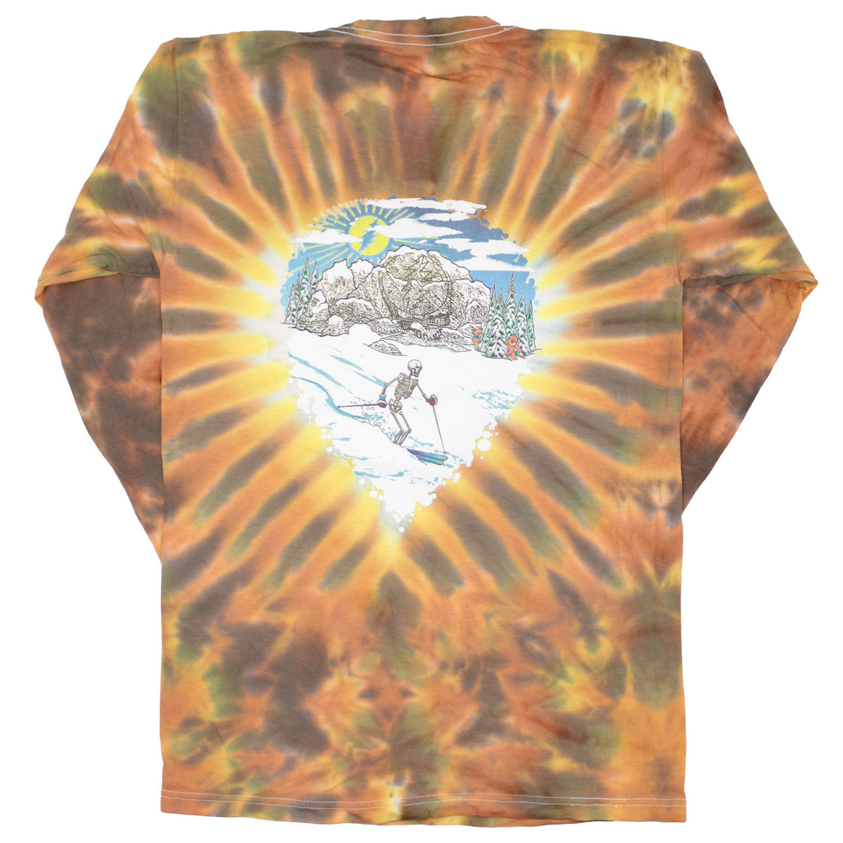 Grateful Dead Mtn. Bolt Tie Dye Long Sleeve Back