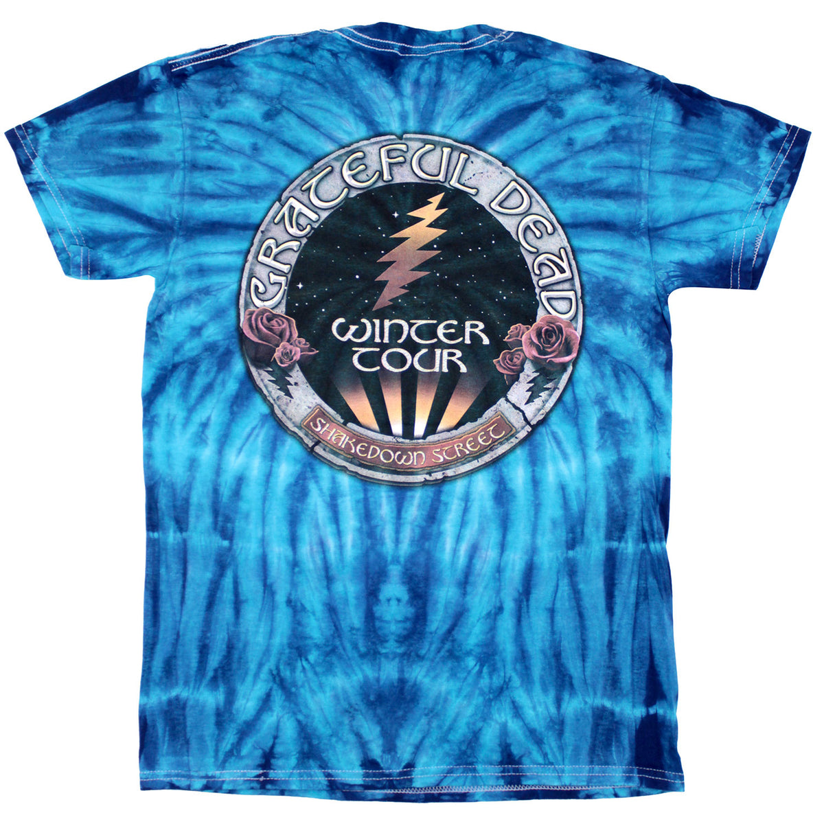 Grateful Dead Stone Stealie Tie Dye T-shirt Back