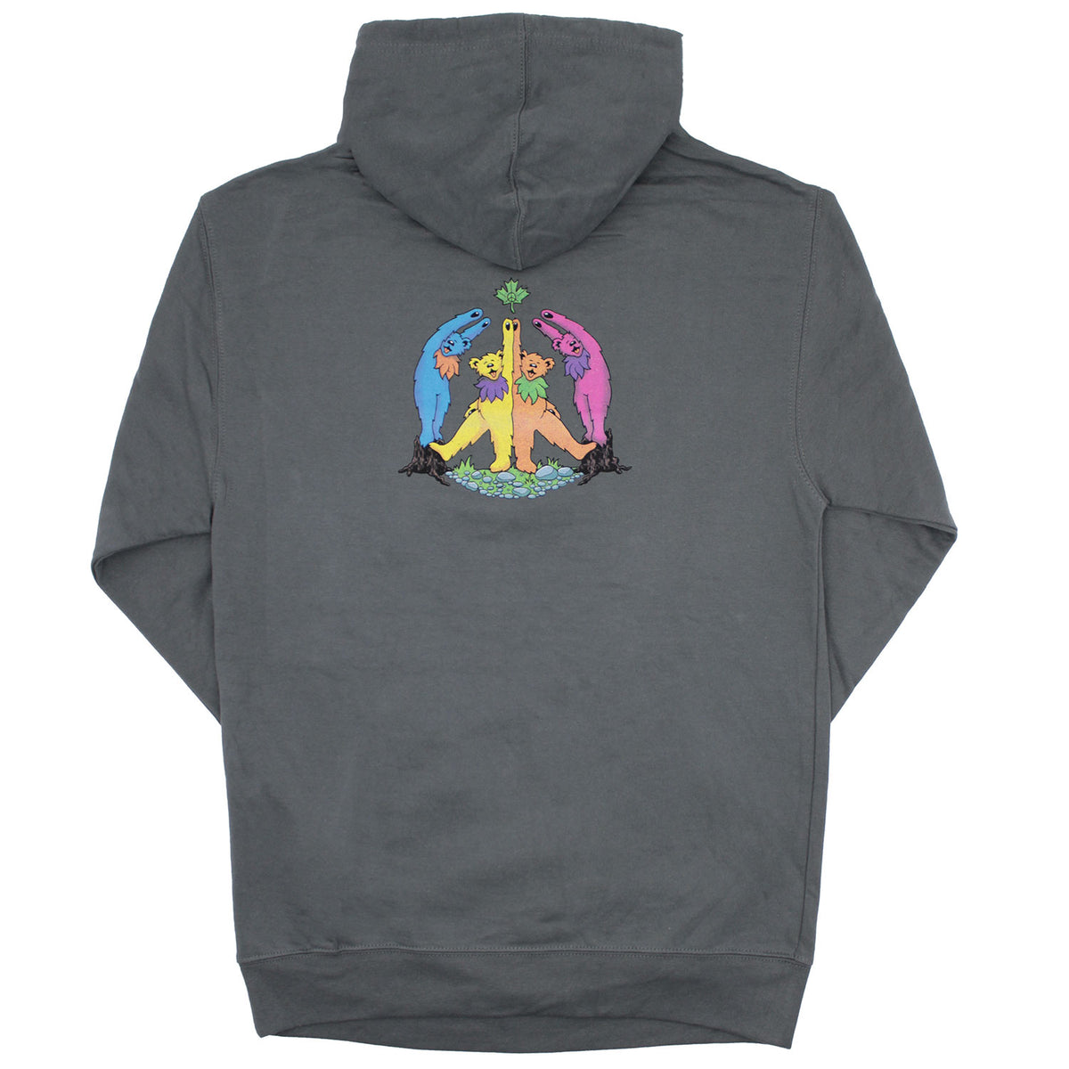 Grateful Dead Woodbears Hoodie Hooded Sweatshirt Back