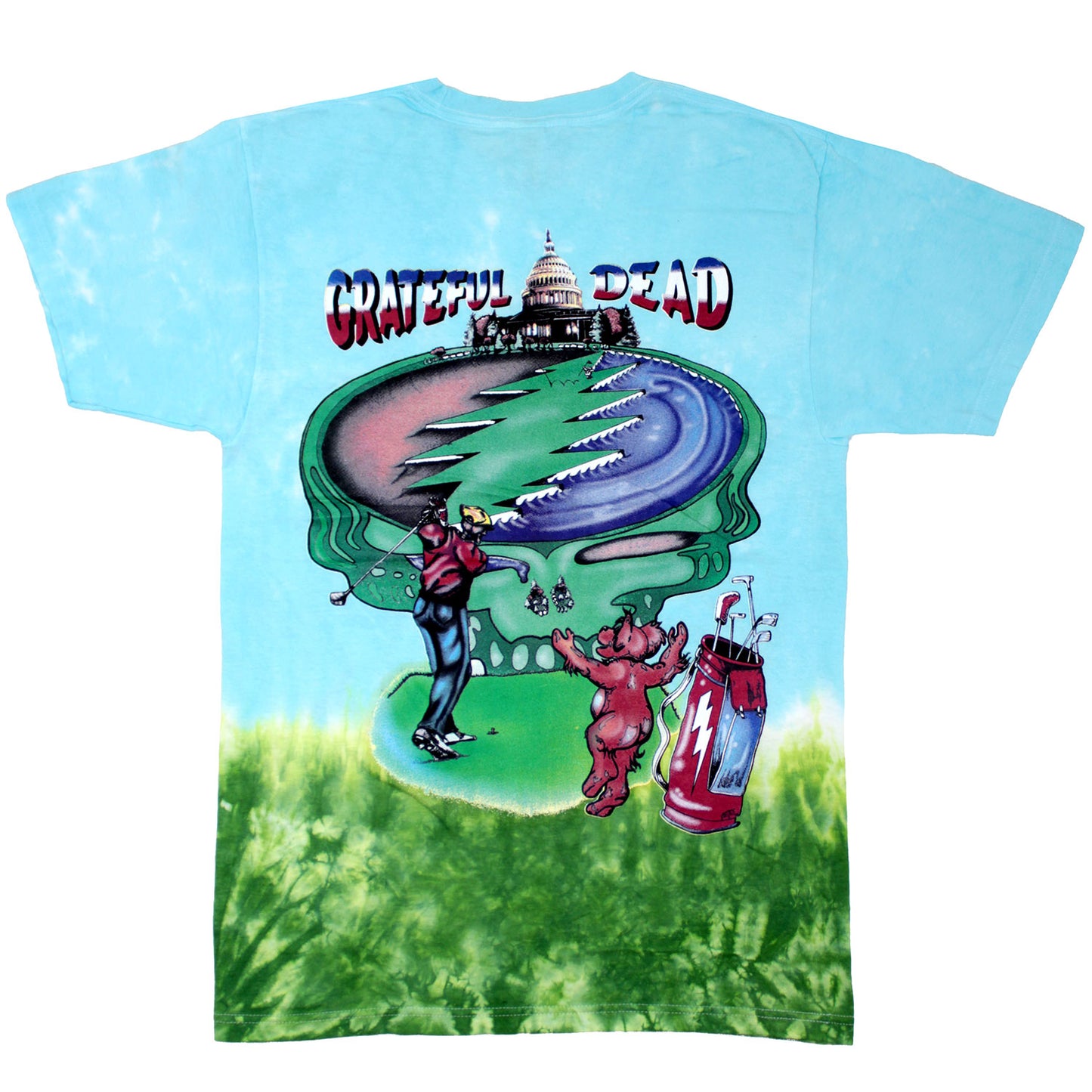 Grateful Dead Golfer Tie Dye T-shirt Back