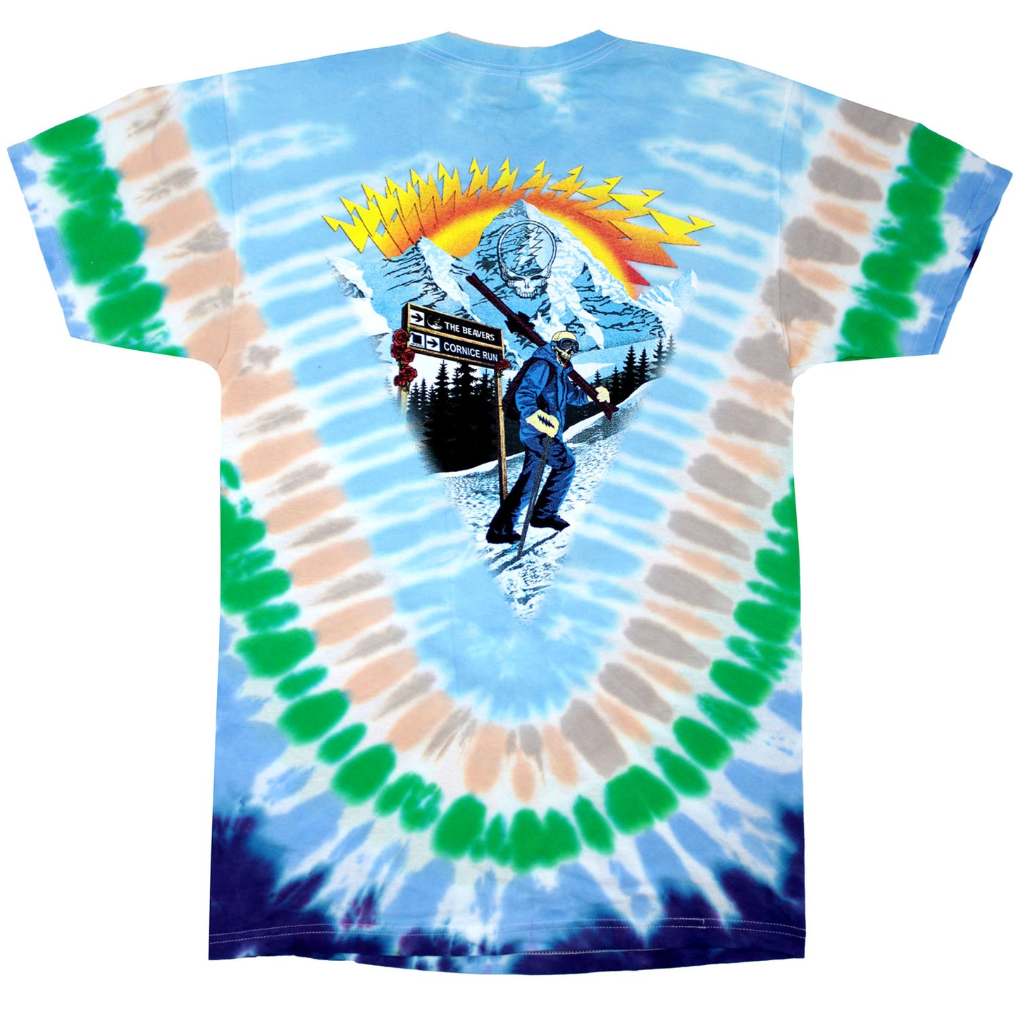 Grateful Dead Wingman Tie Dye T-shirt Back