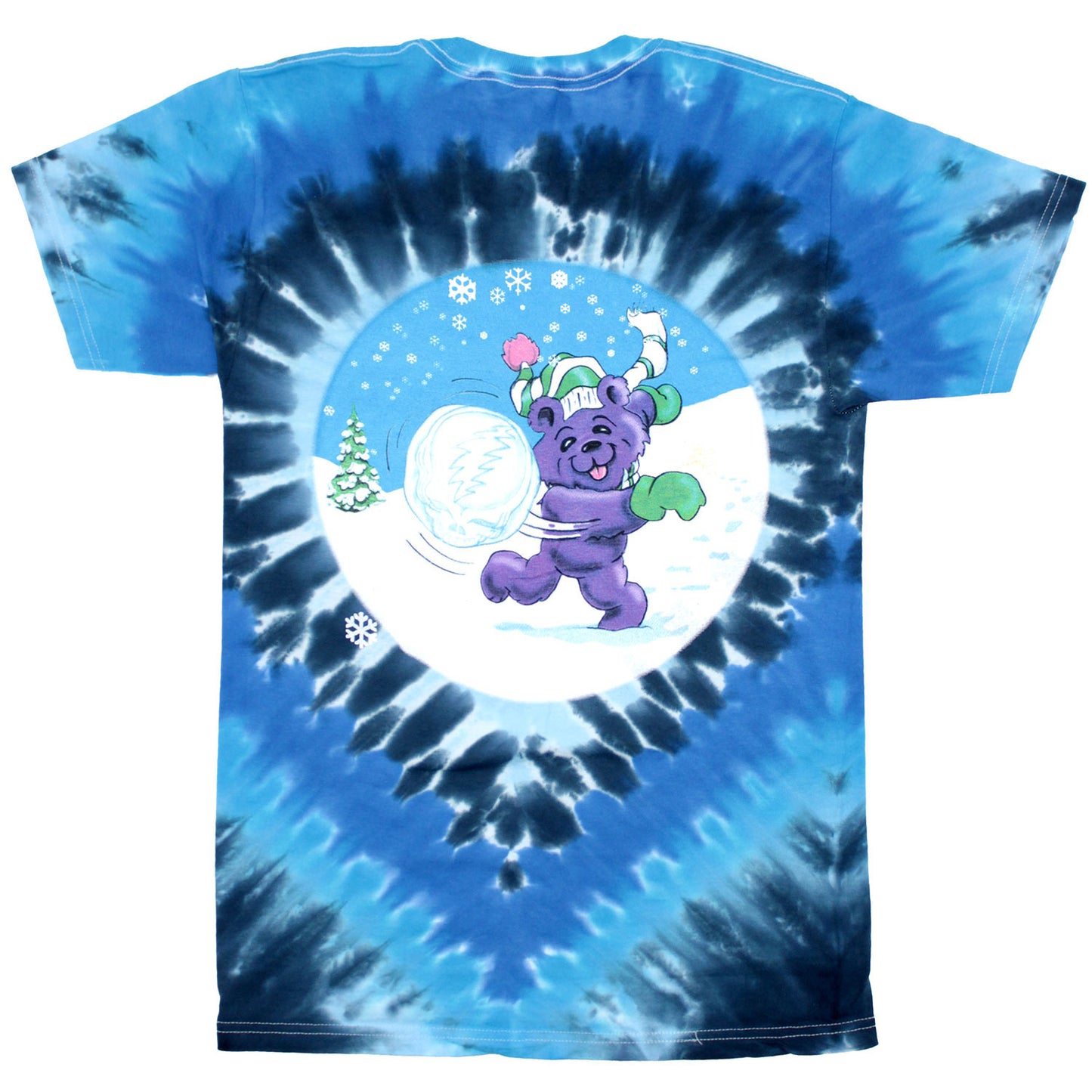 Grateful Dead Shred Bears Tie Dye T-shirt Back