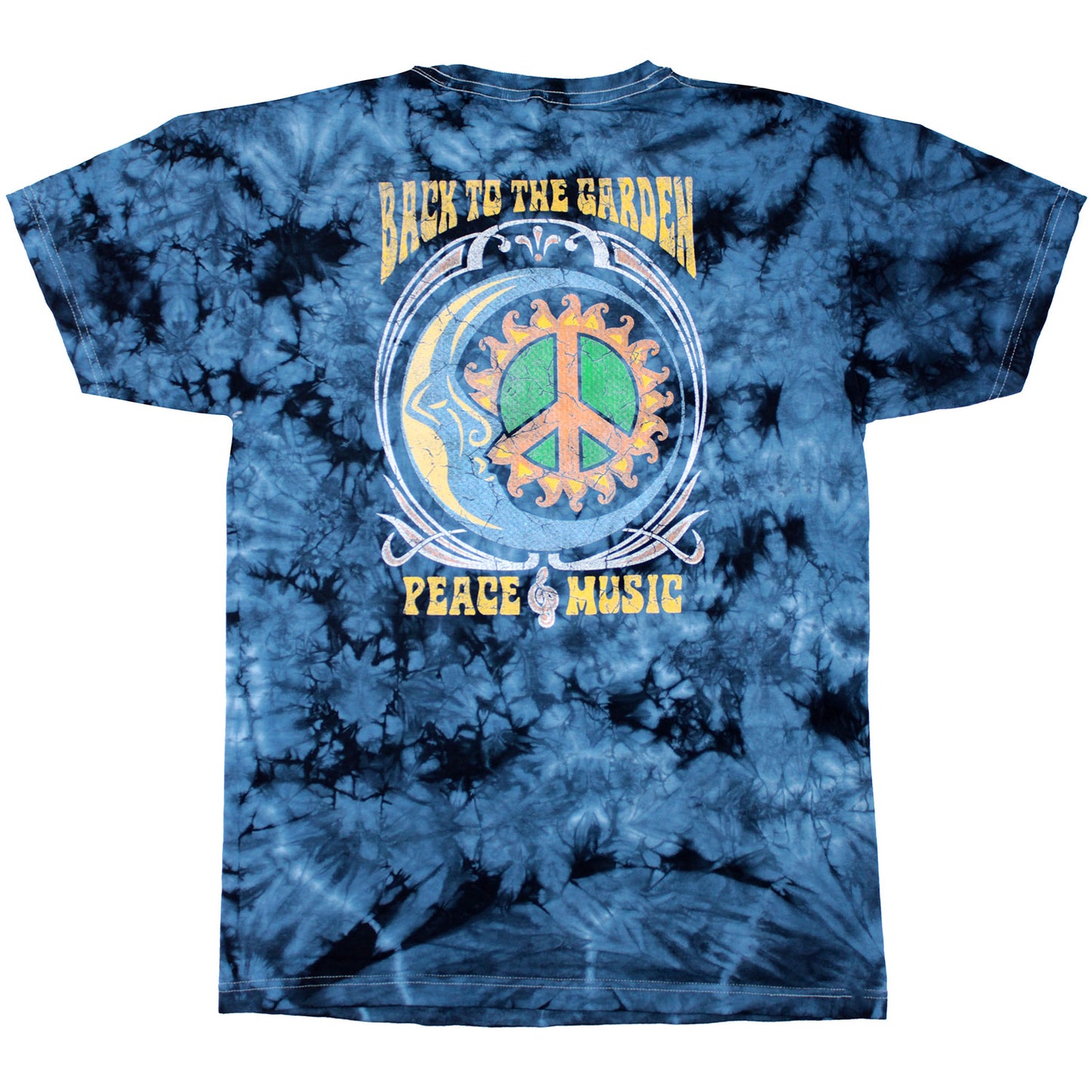 Woodstock Music & Peace, Love Tie Dye T-shirt Back