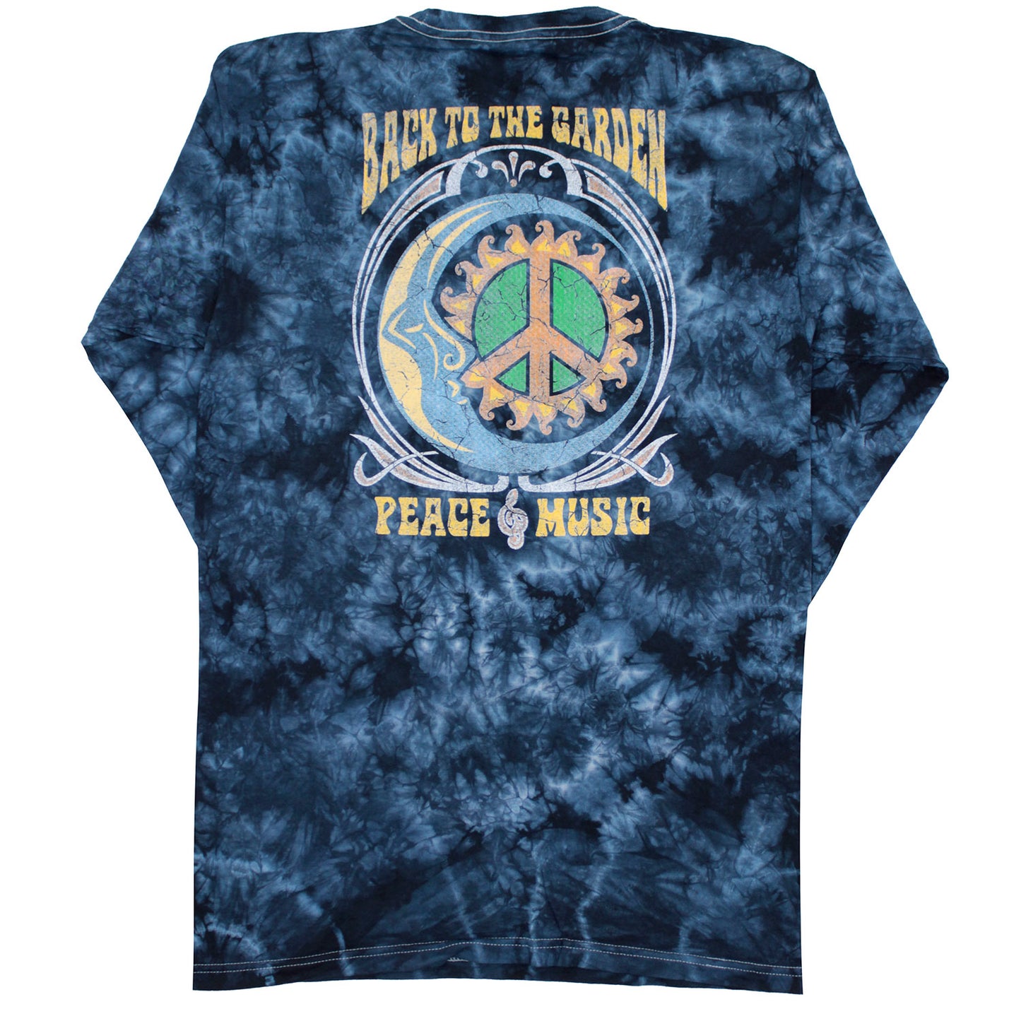 Woodstock Music & Peace, Love Tie Dye Long Sleeve Back