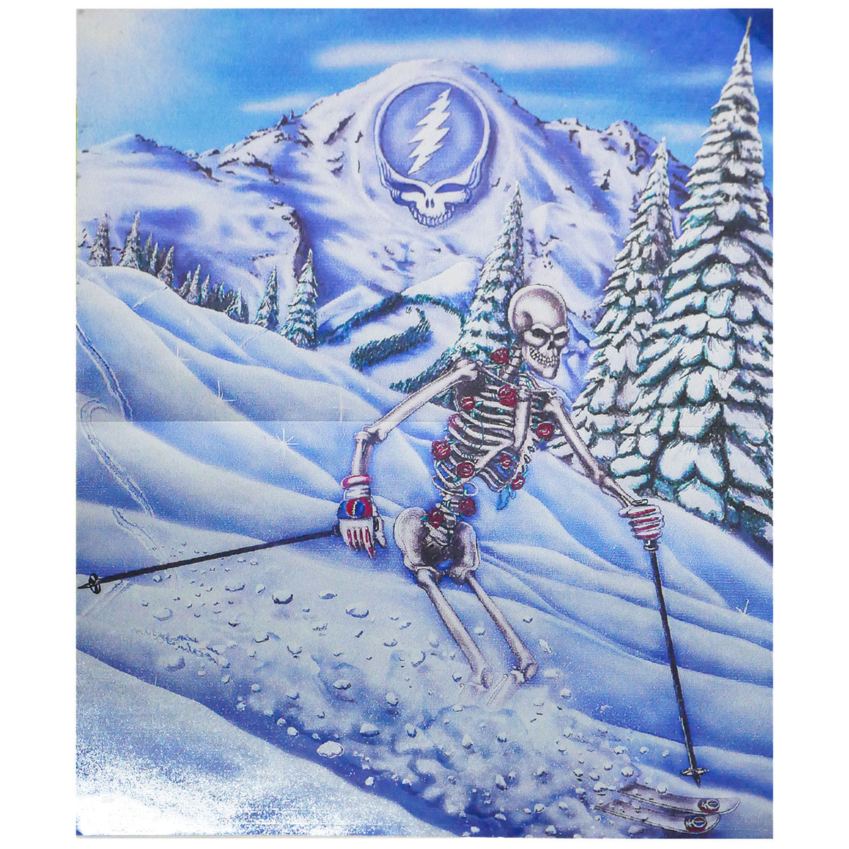 Grateful Dead Powderman 4.5" x 5" Sticker Front