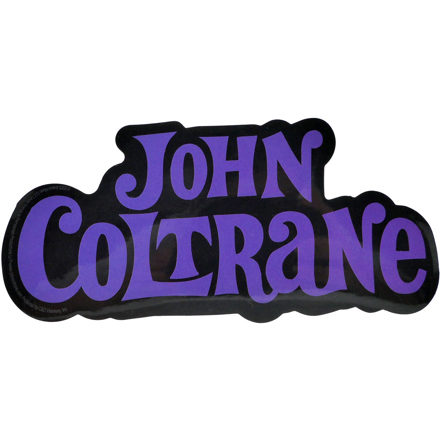 John Coltrane Logo Sticker Front