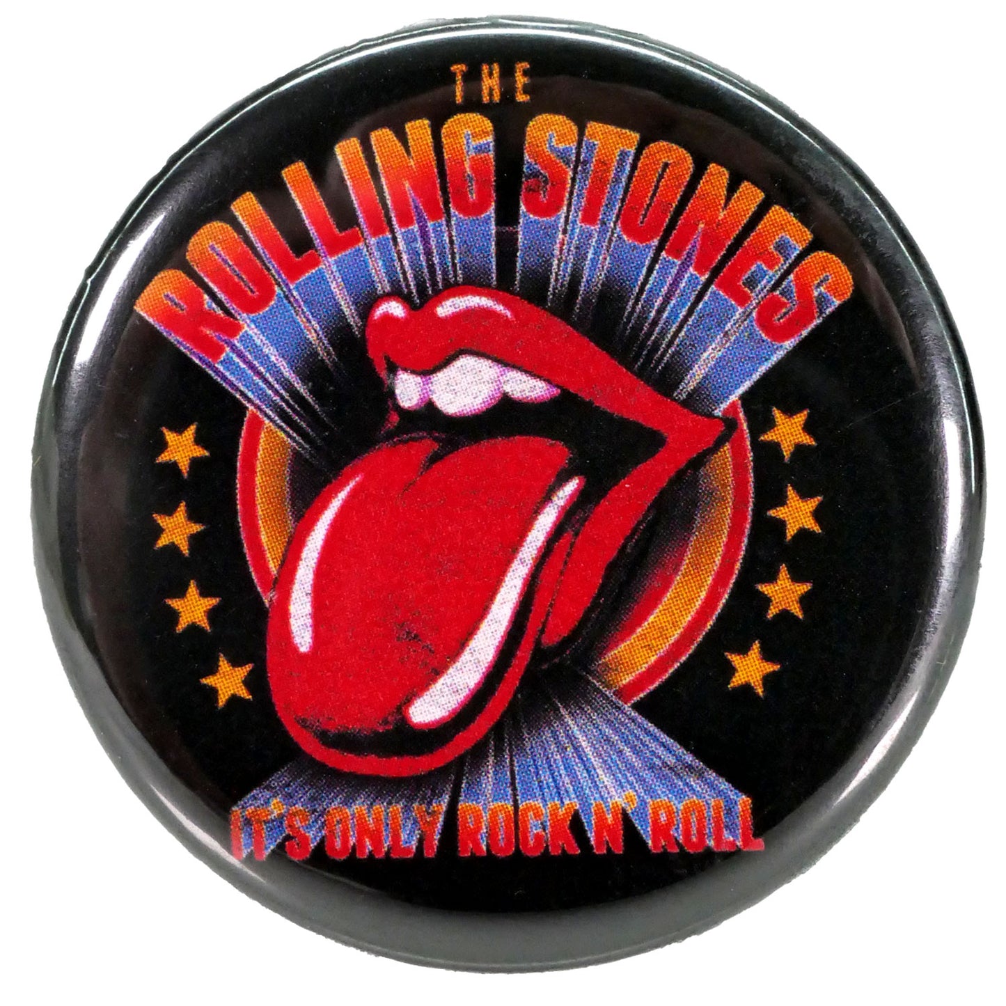 The Rolling Stones Vintage Poster Button Front