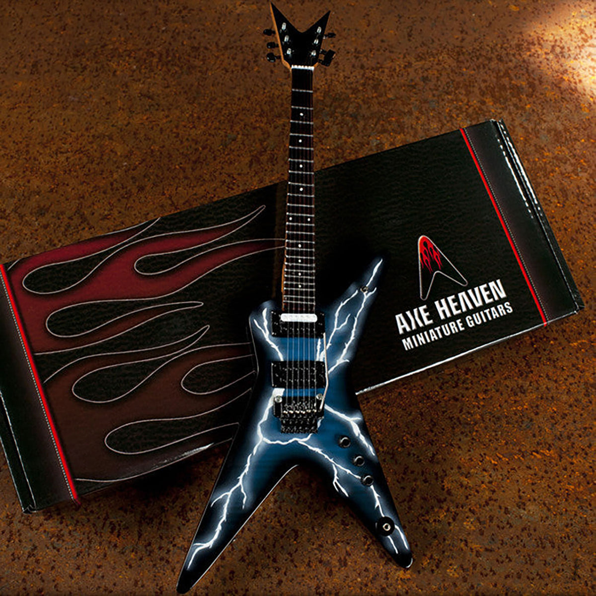 Dimebag Darrell Signature Lightning Bolt Mini Guitar Collector Items Alt 2