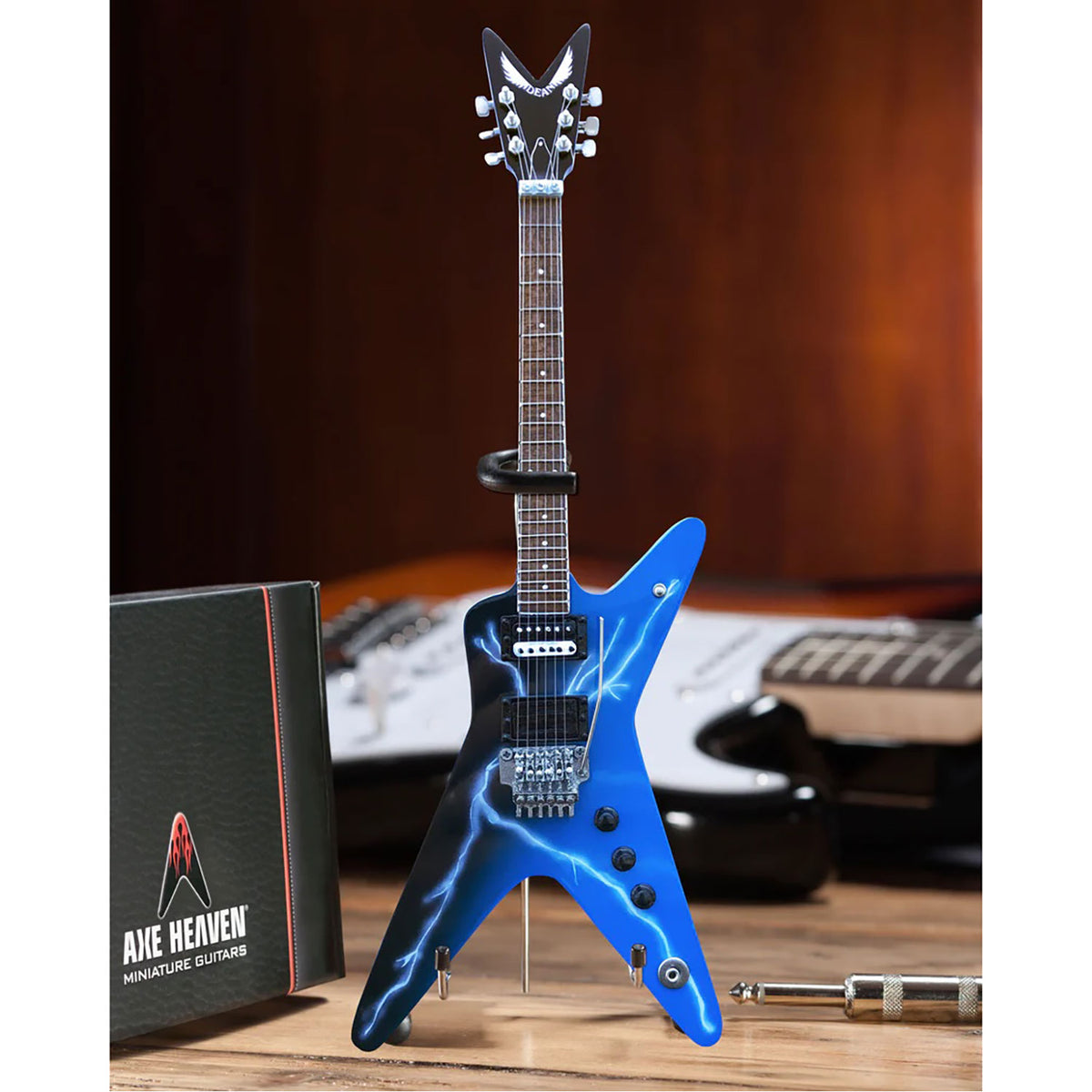 Dimebag Darrell Dean Dimebag From Hell Miniature Guitar Model - Lightning Collector Items Alt 2