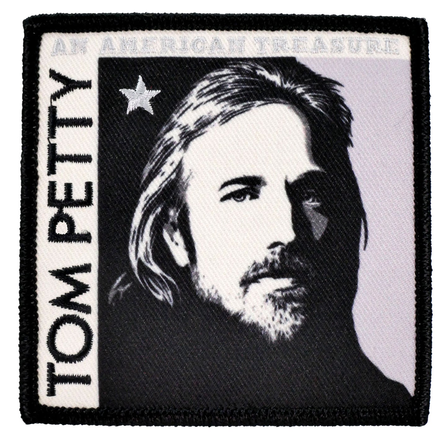 Tom Petty American Treasure Embroidered Patch Front