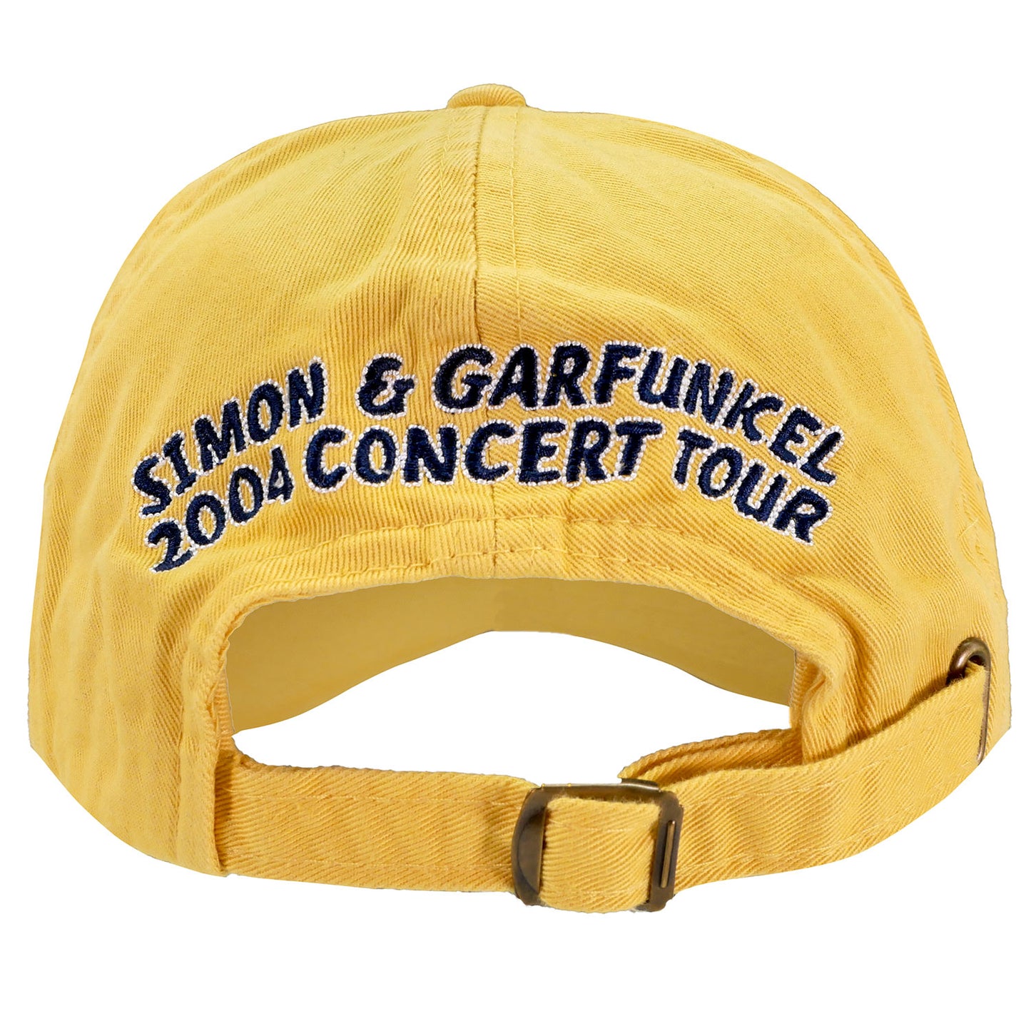 Simon & Garfunkel 2004 Concert Tour Yellow Baseball Cap Back