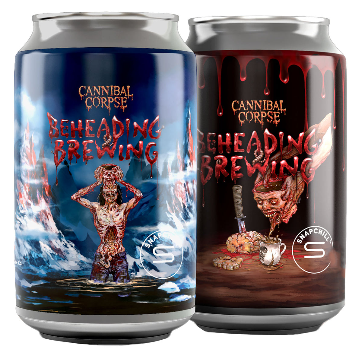 Cannibal Corpse 'Beheading & Brewing': Organic Bali Blue Moon (12floz/354ml) 4 Pack Coffee Front