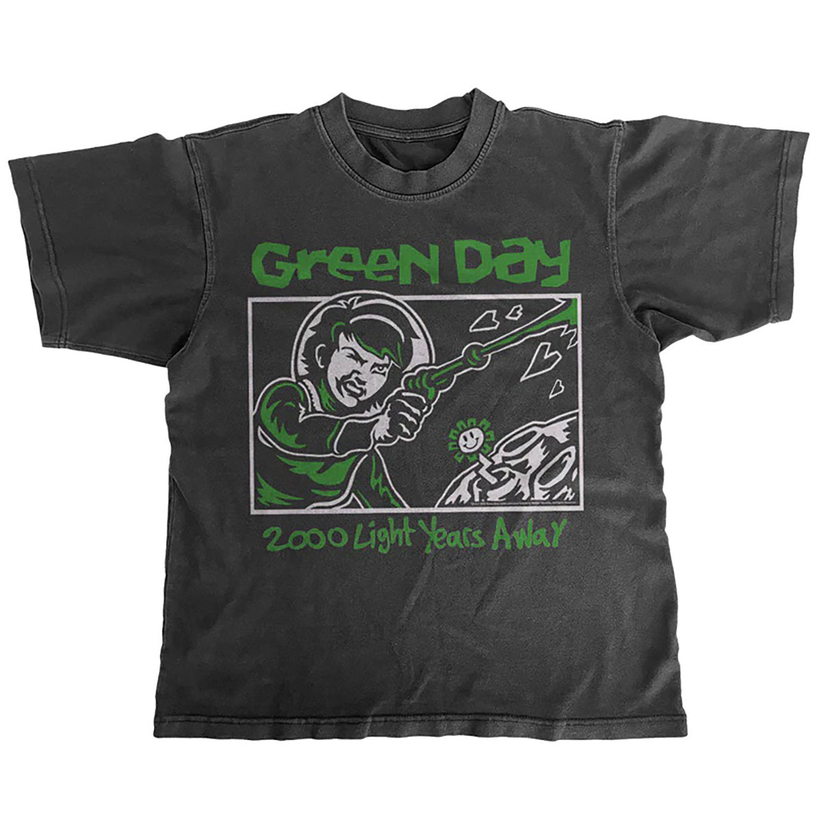 Green Day 2000 Light Years Away by Rock Roll Repeat T-shirt Front