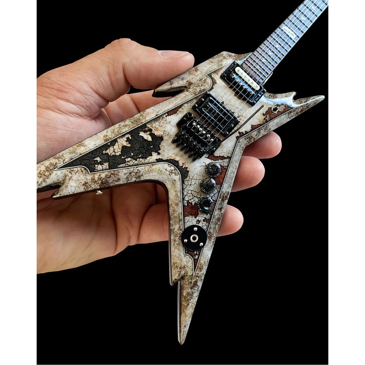 Dimebag Darrell Dean Dimebag Rust Razorback Mini Guitar Collector Items Alt 2