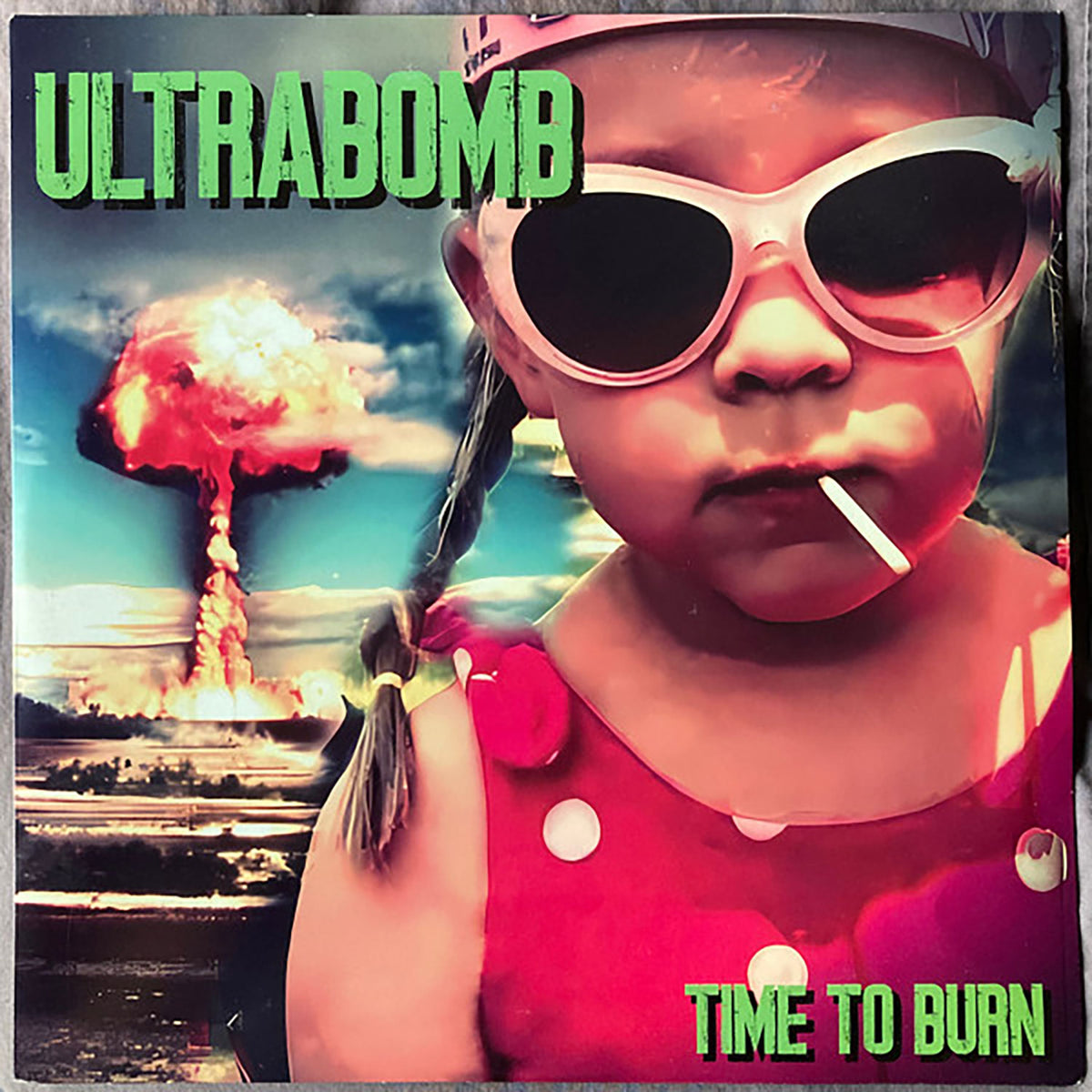 UltraBomb Time To Burn (Black Vinyl) Vinyl Front