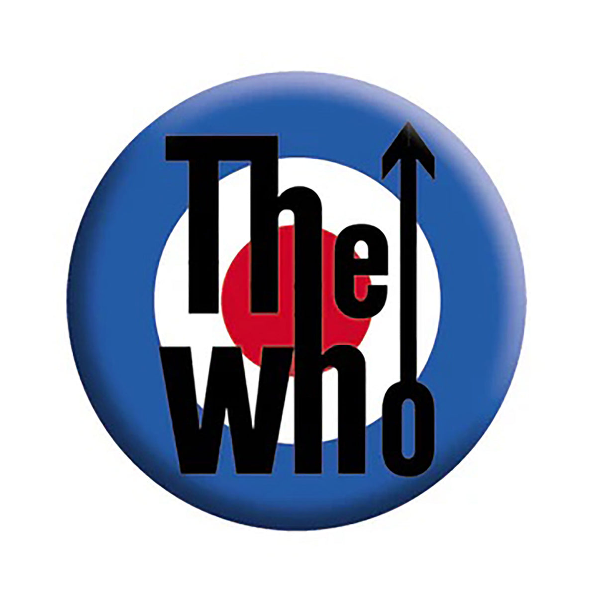 The Who Target Logo Button Front