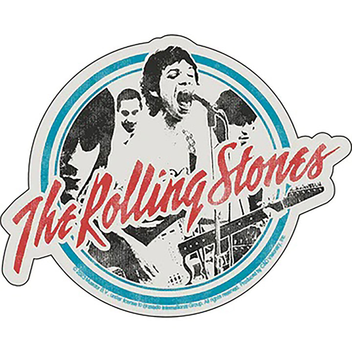 The Rolling Stones Concert Poster Sticker Front