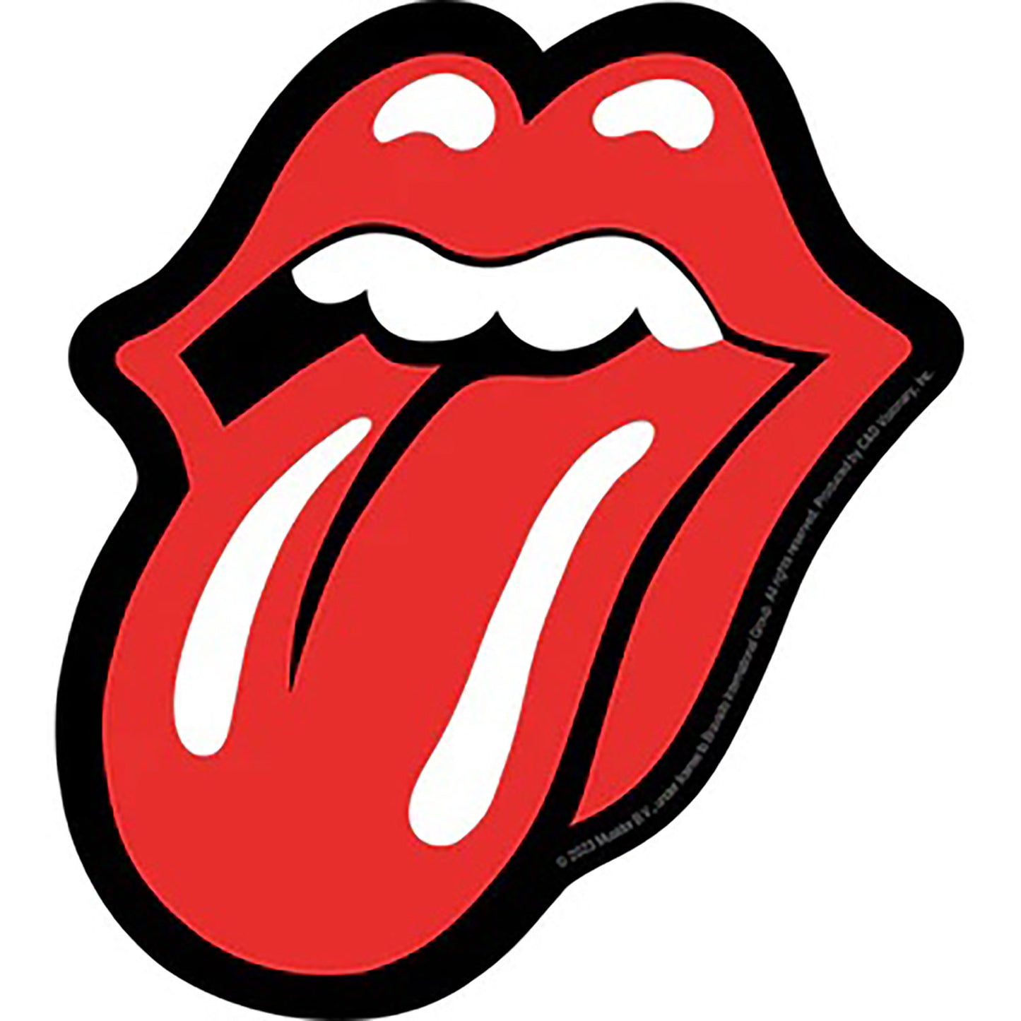 The Rolling Stones Tongue Logo Sticker Front