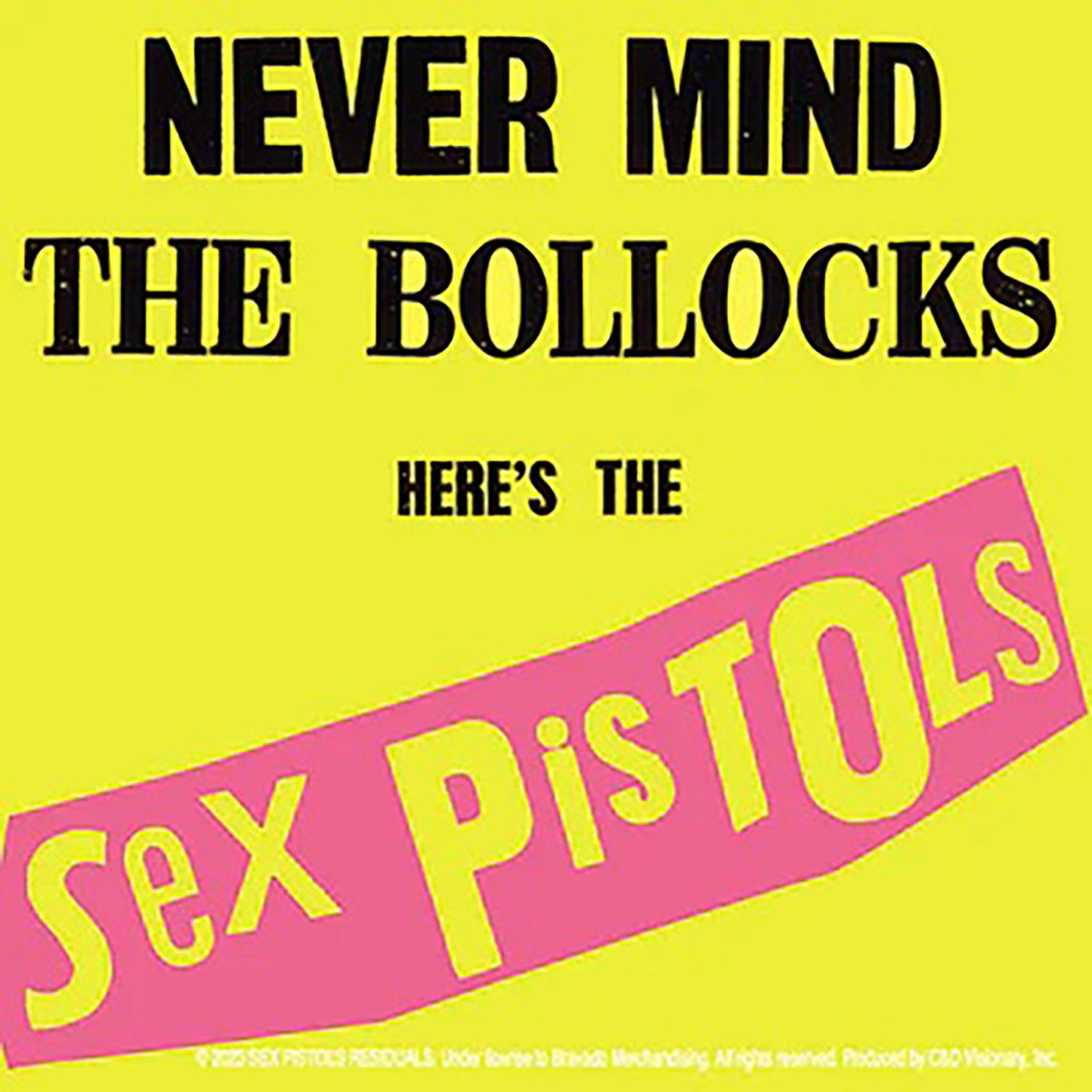 Sex Pistols Never Mind The Bullocks Sticker Front