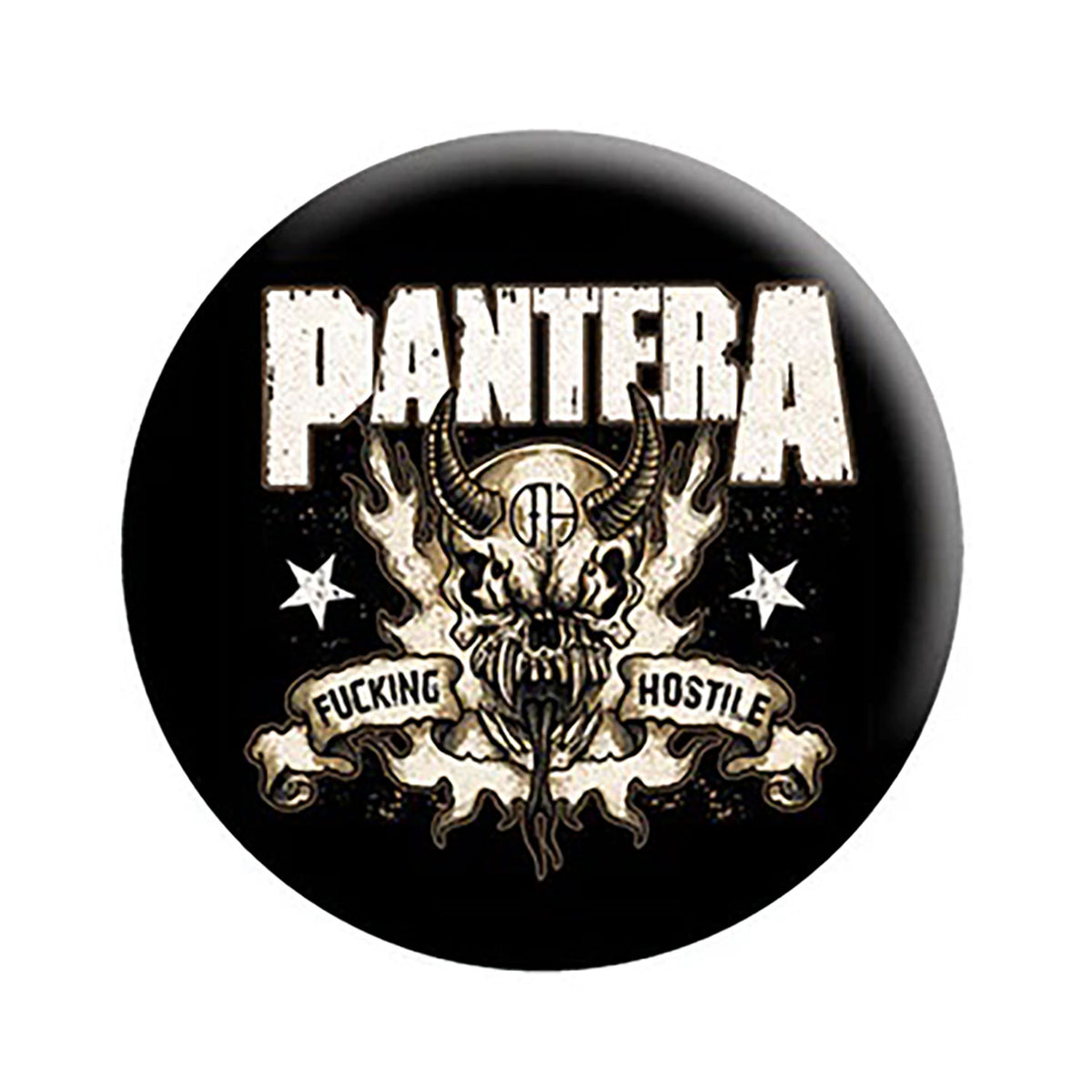 Pantera Hostile Button Front