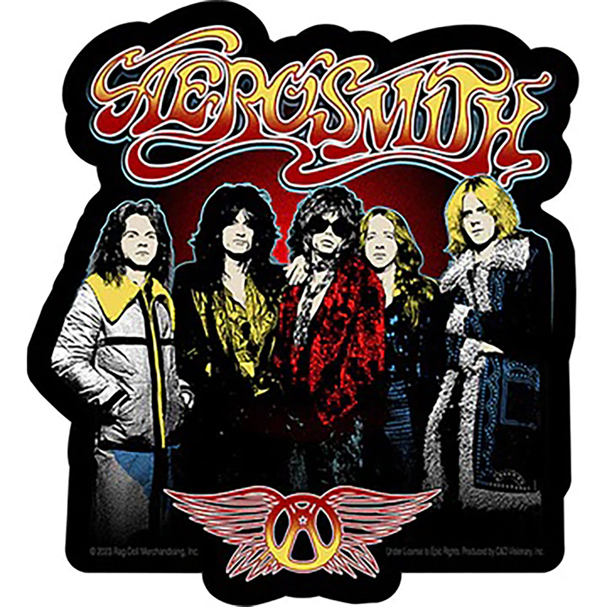 Aerosmith Band Graphic Sticker Front