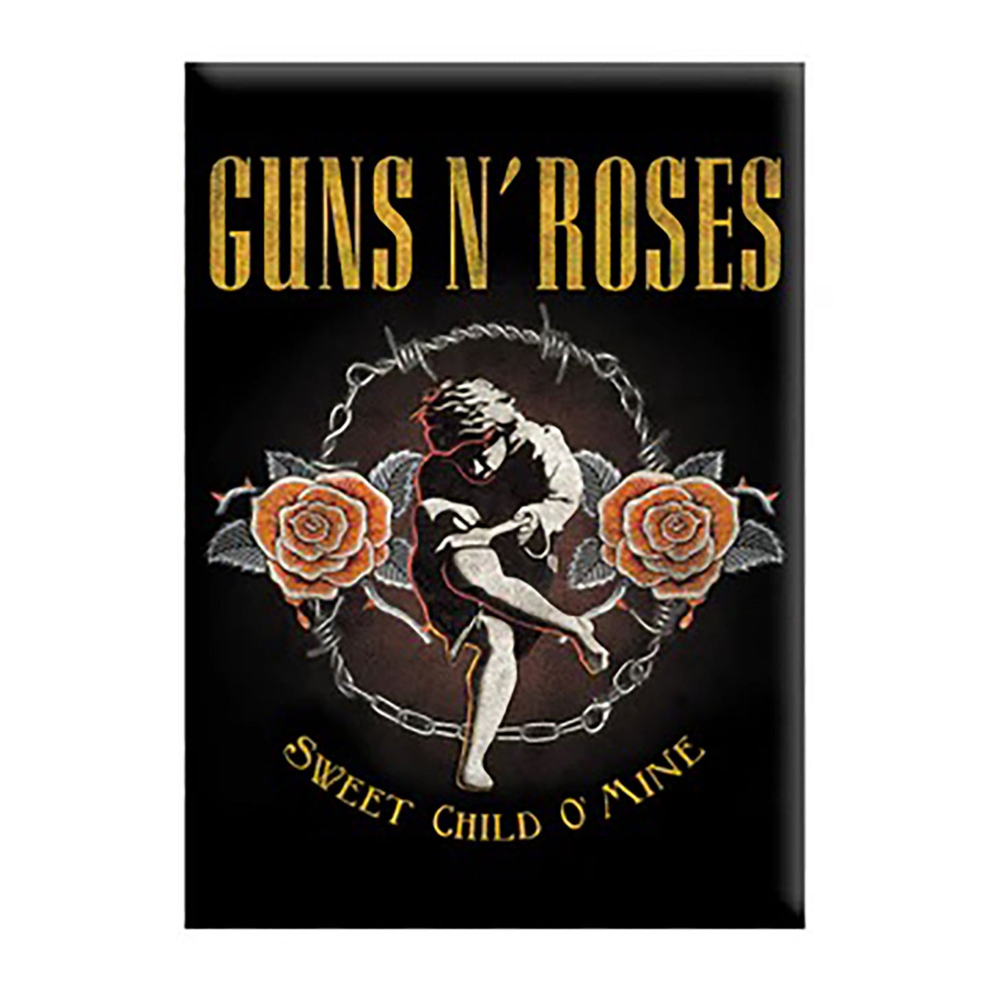 Guns N Roses Cherub Magnet Front