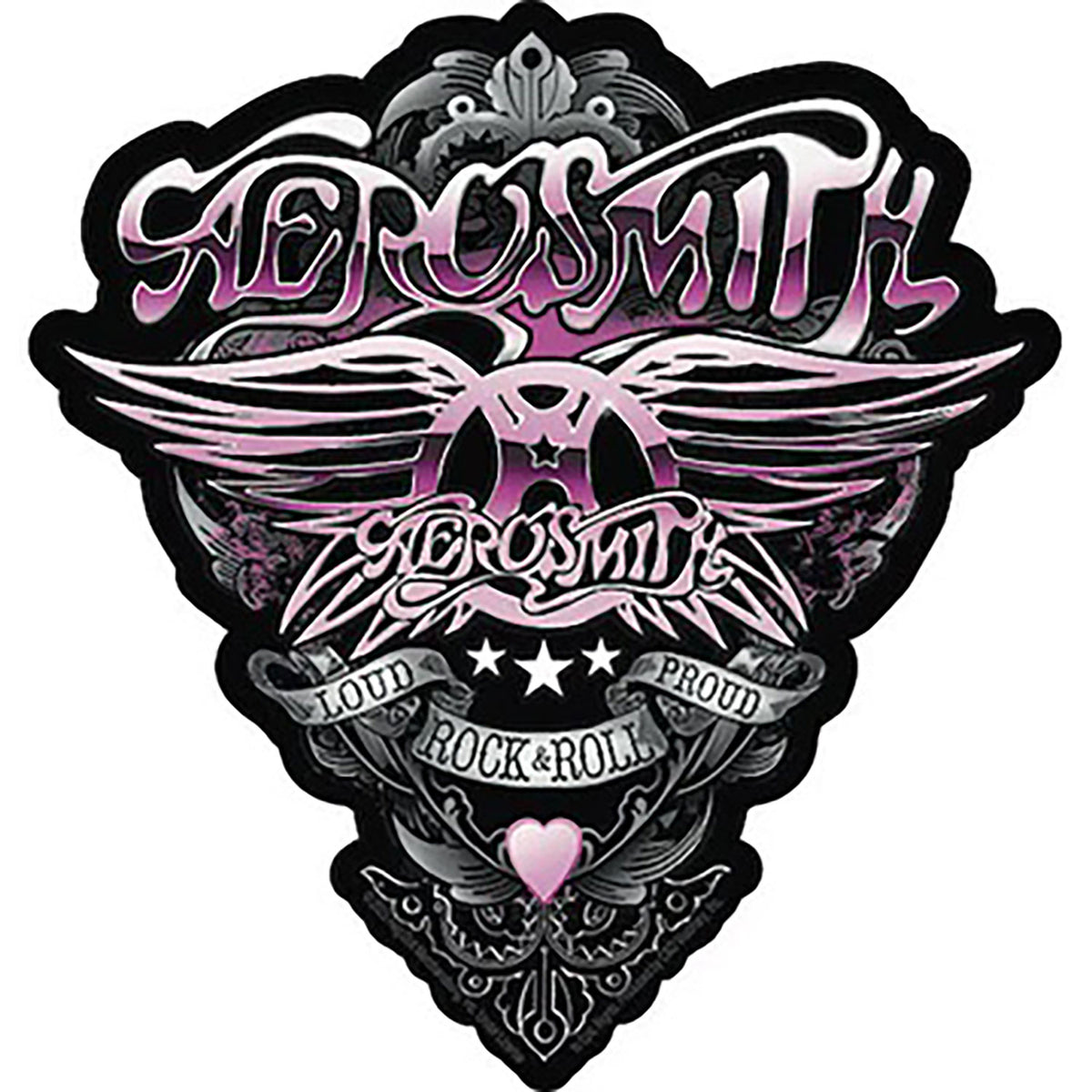 Aerosmith Loud & Proud Sticker Front