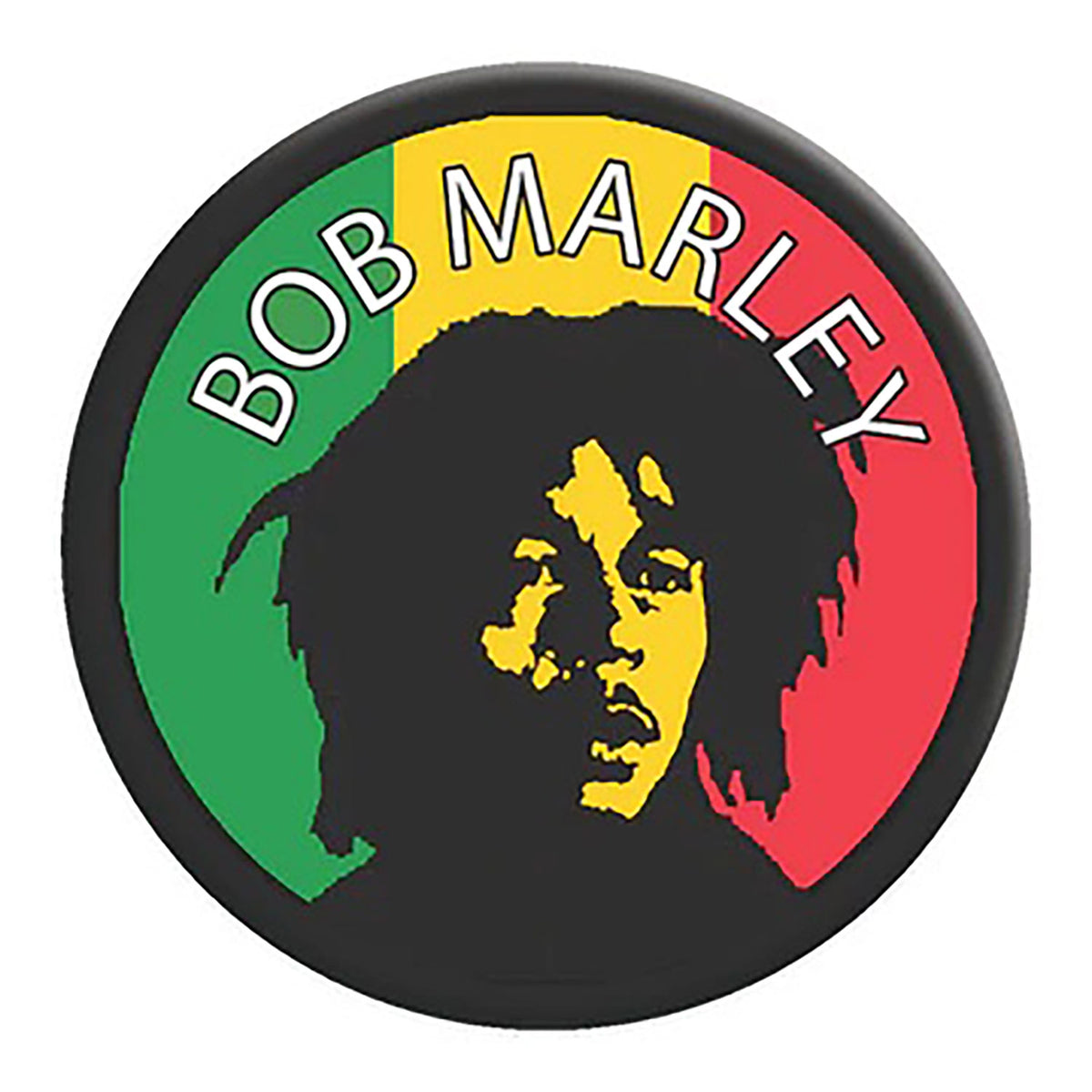 Bob Marley Rasta Circle Magnet Front